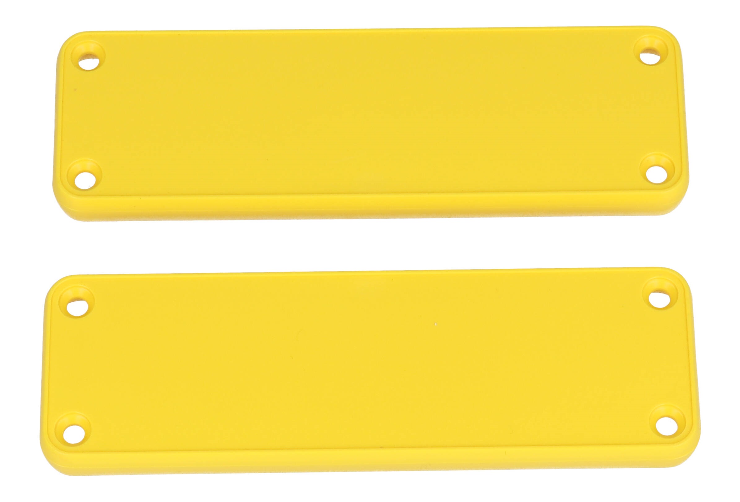 1455LPLY — yellow plastic solid bezel for 1455L enclosures - 2/pack