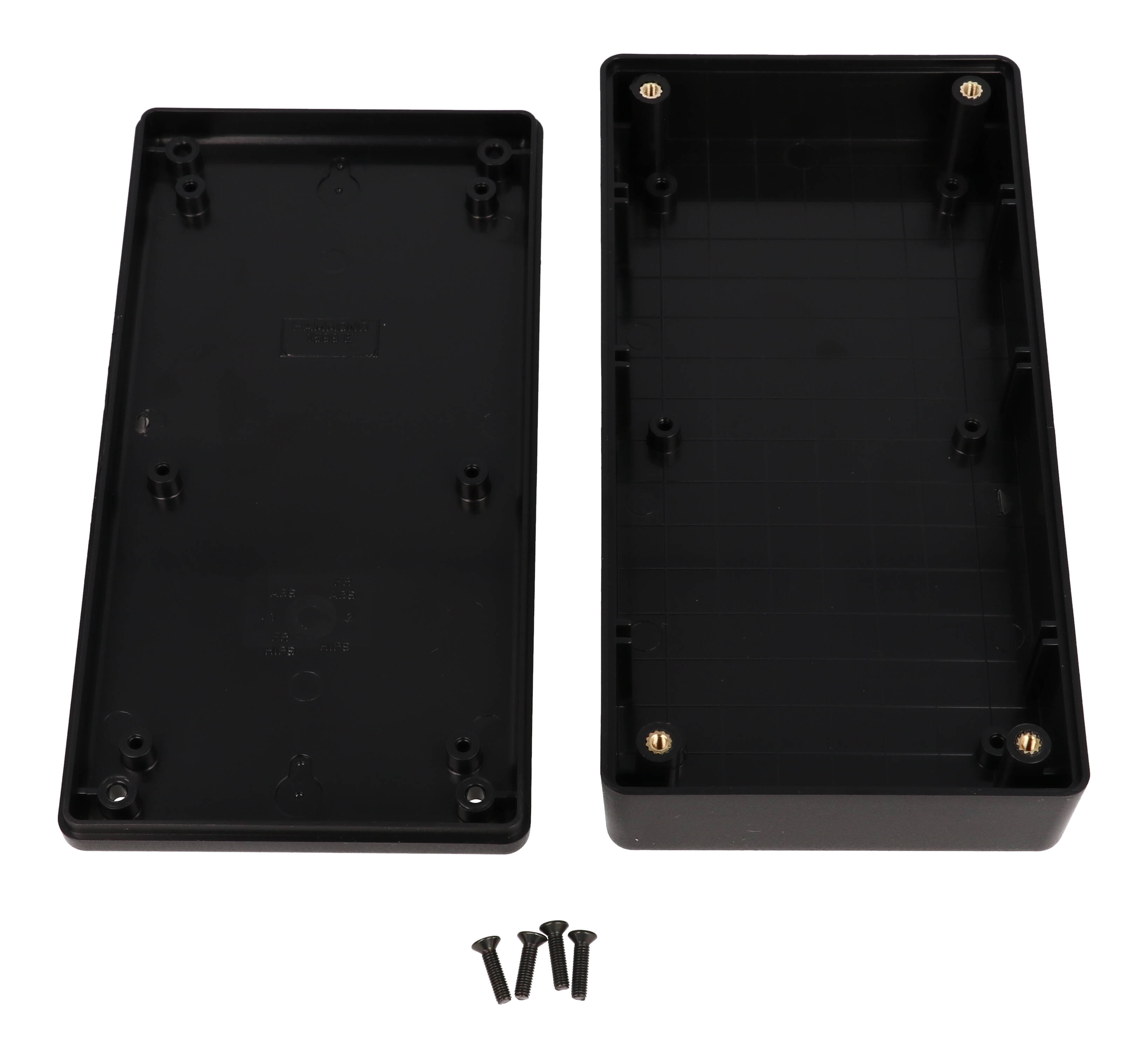 1599EBK black flame retardant ABS handheld enclosure