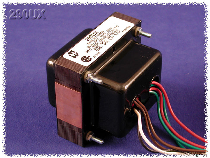 290UX — Power transformer, replacement for Fender guitar amp, 290 series