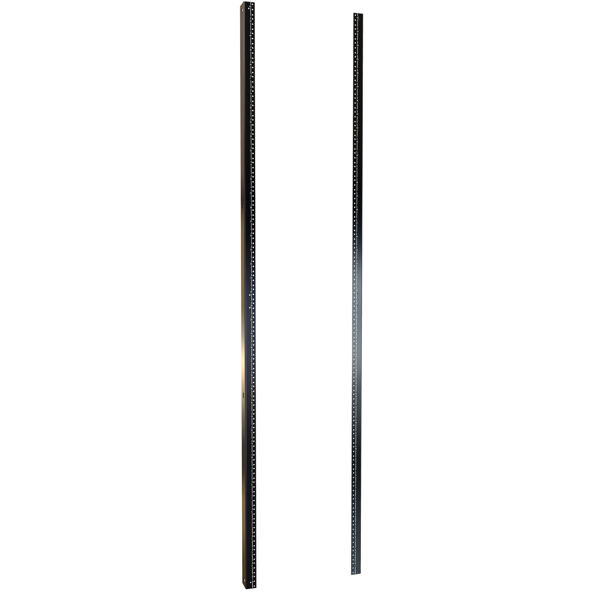 H1TRR42U24BK — 42U Tapped 10-32 Rack Rails