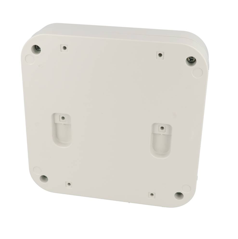 1556FGY light gray 160 x 160 x 45 mm ABS desktop and wall-mount enclosure with rounded corners