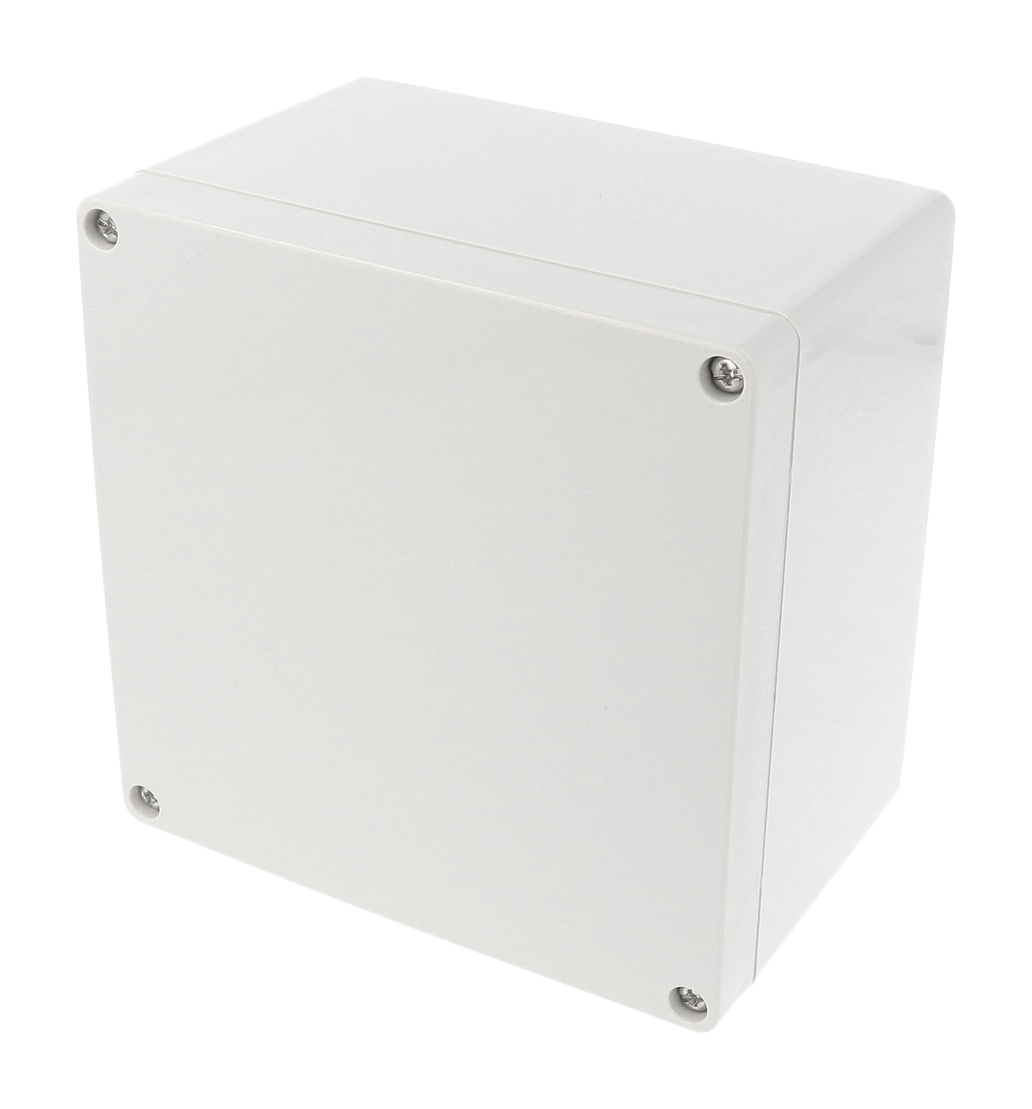 1554QA2GY — RAL7035 grey polycarb plastic watertight enclosure