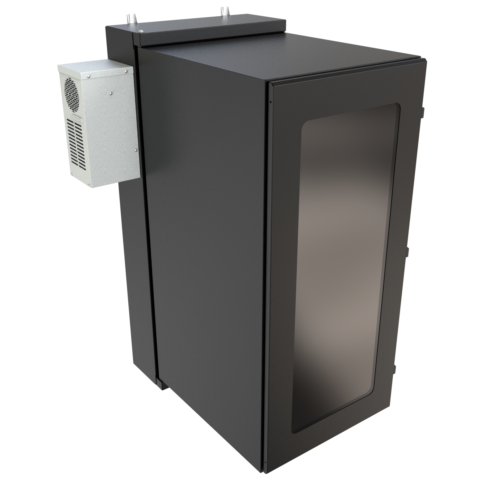 Hammond NWC12U2436SFLG 12U light gray sealed wall-mount cabinet with solid door and Type 12 filters — view 19