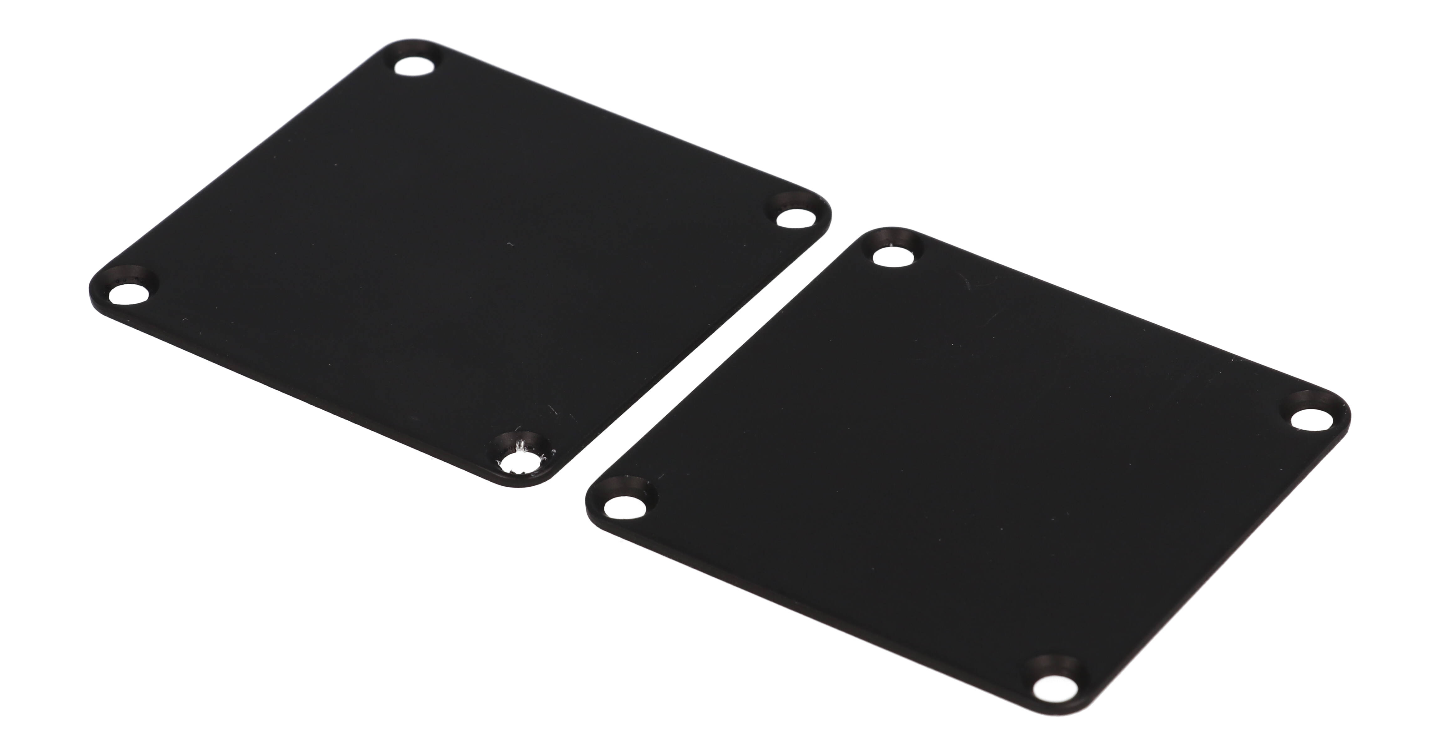 1455CSALBK-10 black anodized aluminum end panels for 1455CS extruded enclosures, pack of 10