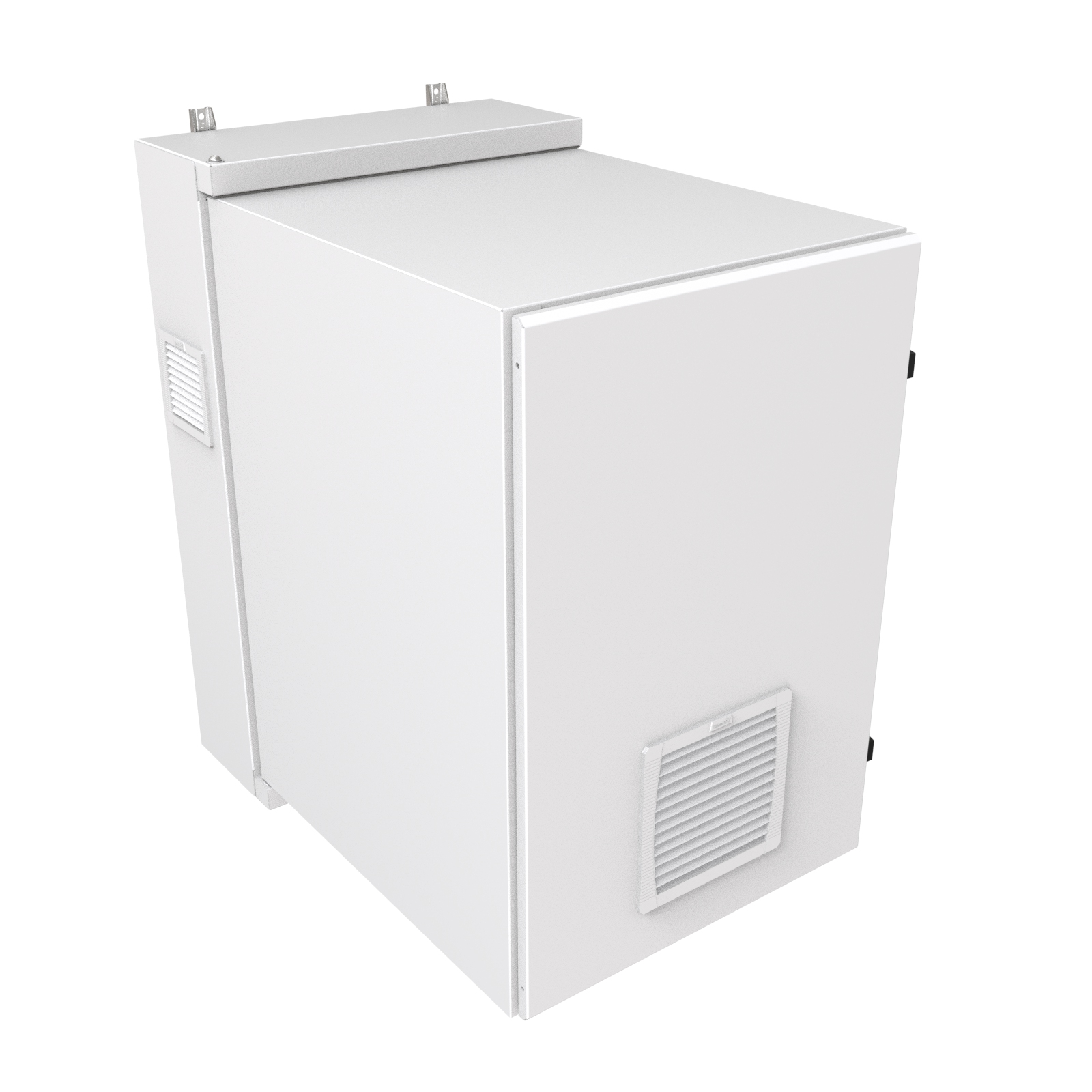 Hammond NWC12U2436SFLG 12U light gray sealed wall-mount cabinet with solid door and Type 12 filters — view 26