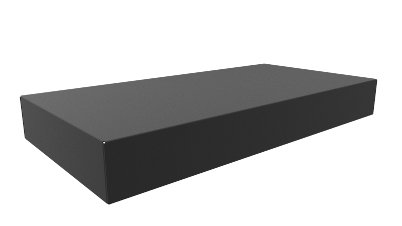 1441-26BK3 — chassis - steel; satin black finish