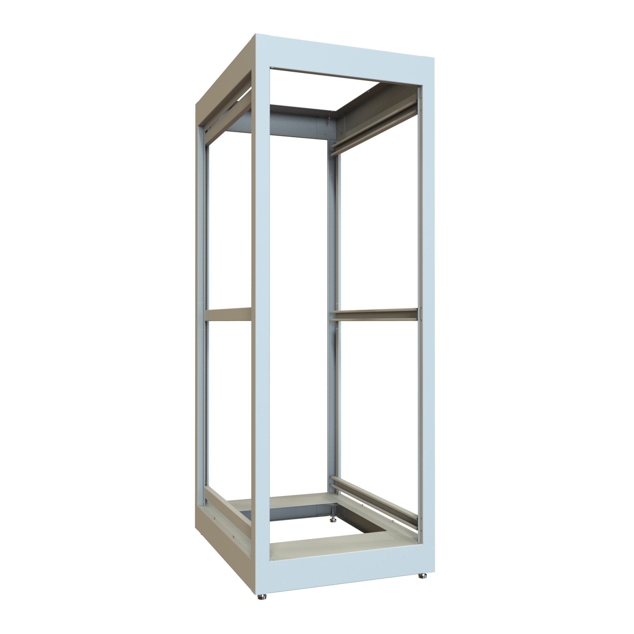 32U Modular Cabinet Frame, 23W x 31.5D Light Gray