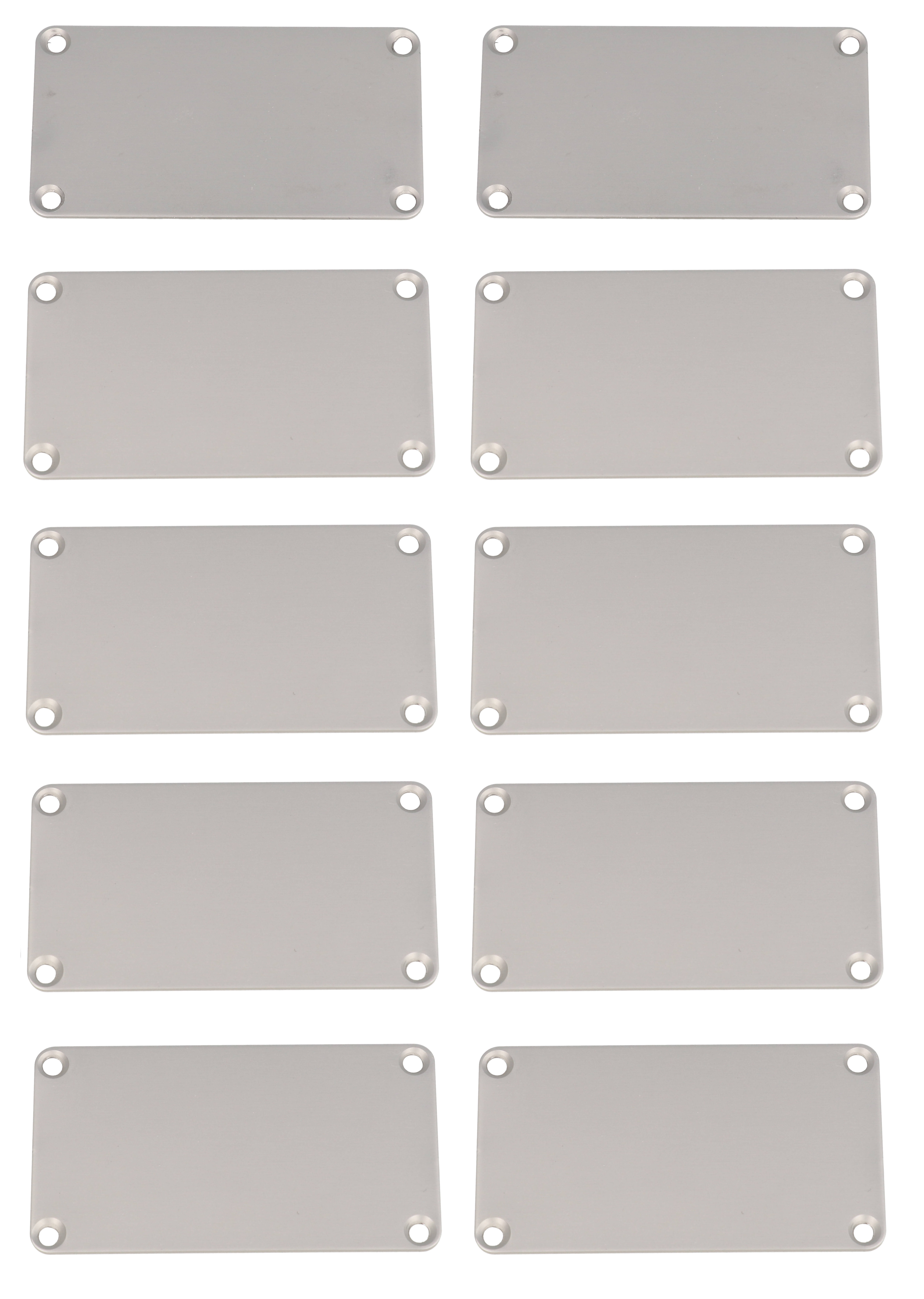 1455KAL-10 — aluminum end panels for 1455K enclosures- 10/pack