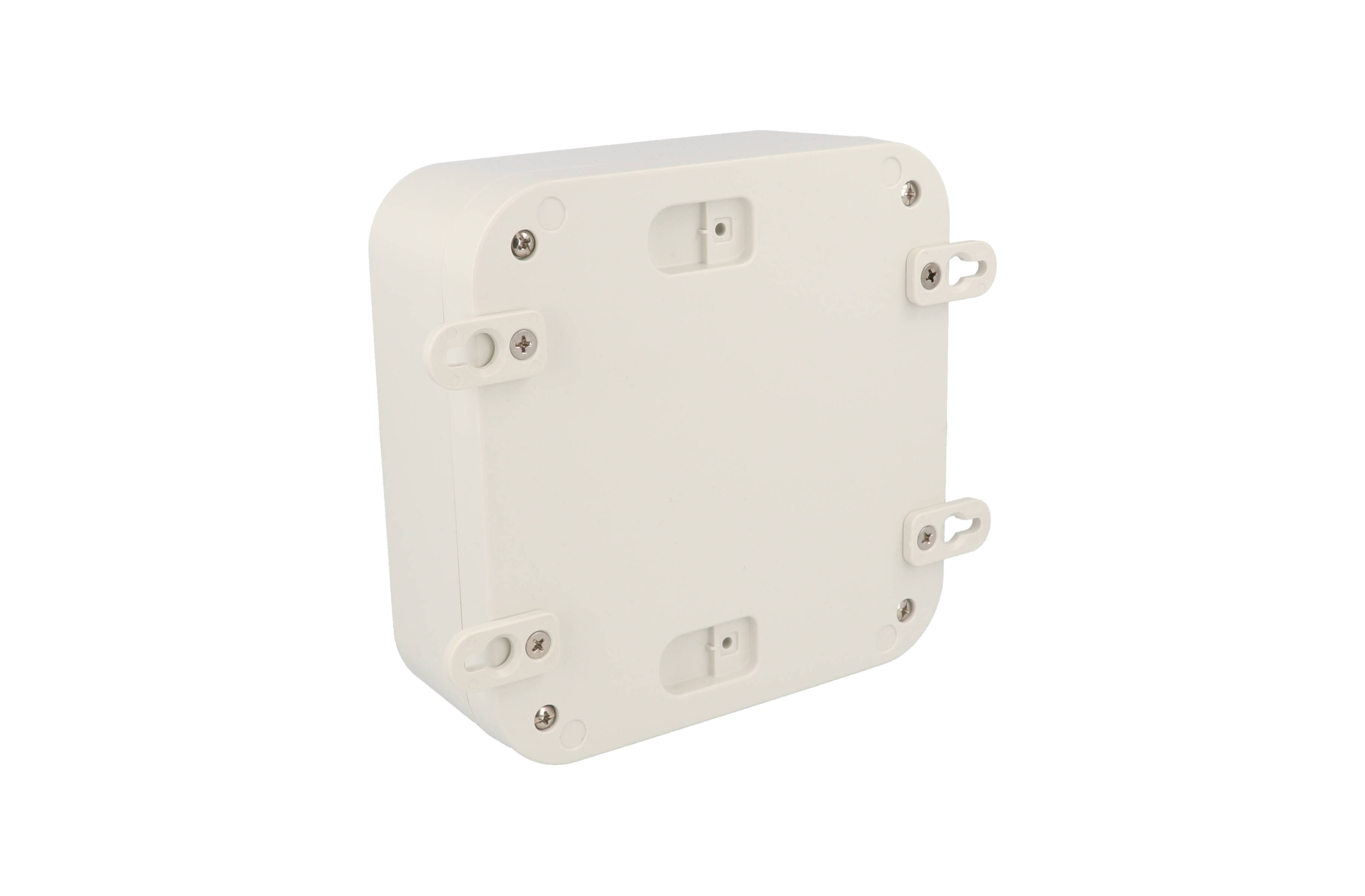 1557FAGY light gray RAL7035 ABS watertight enclosure, 160 x 160 x 70 mm