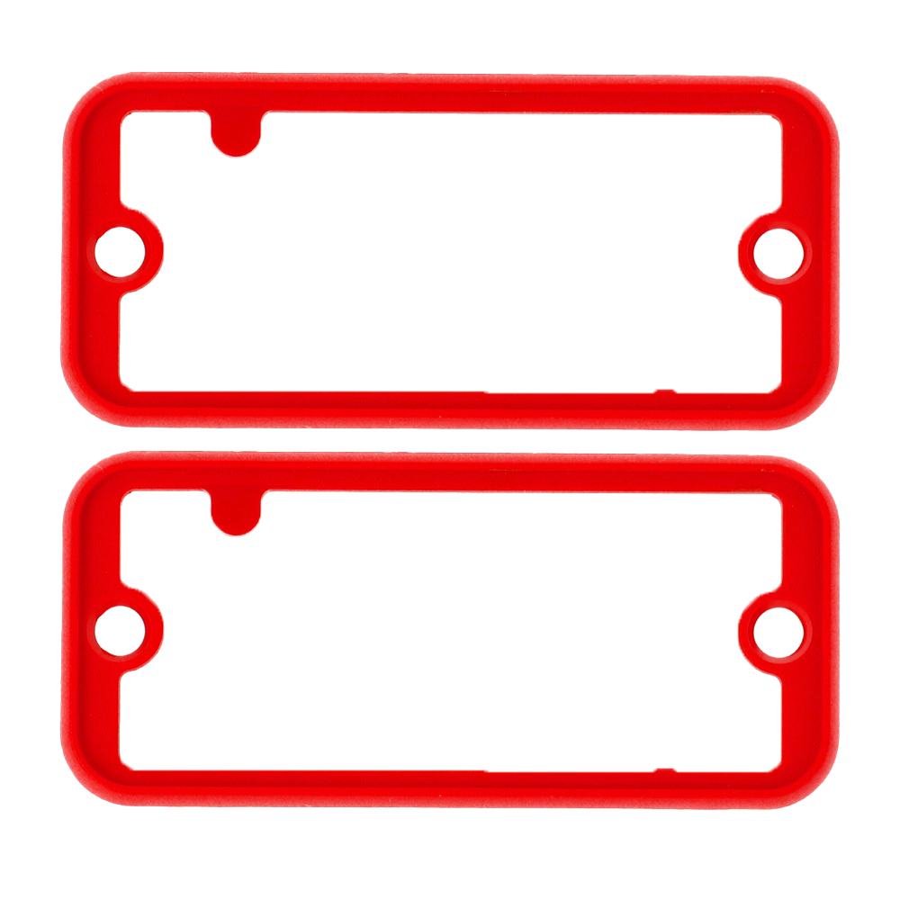 1455CBRED — red plastic open bezel for 1455C enclosures - 2/pack