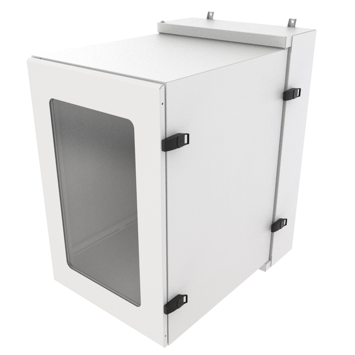 Hammond NWC12U2436SFLG 12U light gray sealed wall-mount cabinet with solid door and Type 12 filters — view 8
