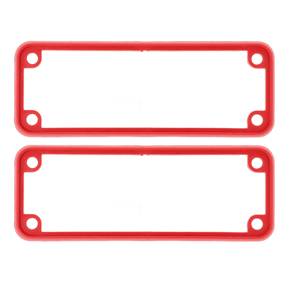 1455JBRED — red plastic open bezels for 1455J enclosures- 2/pack