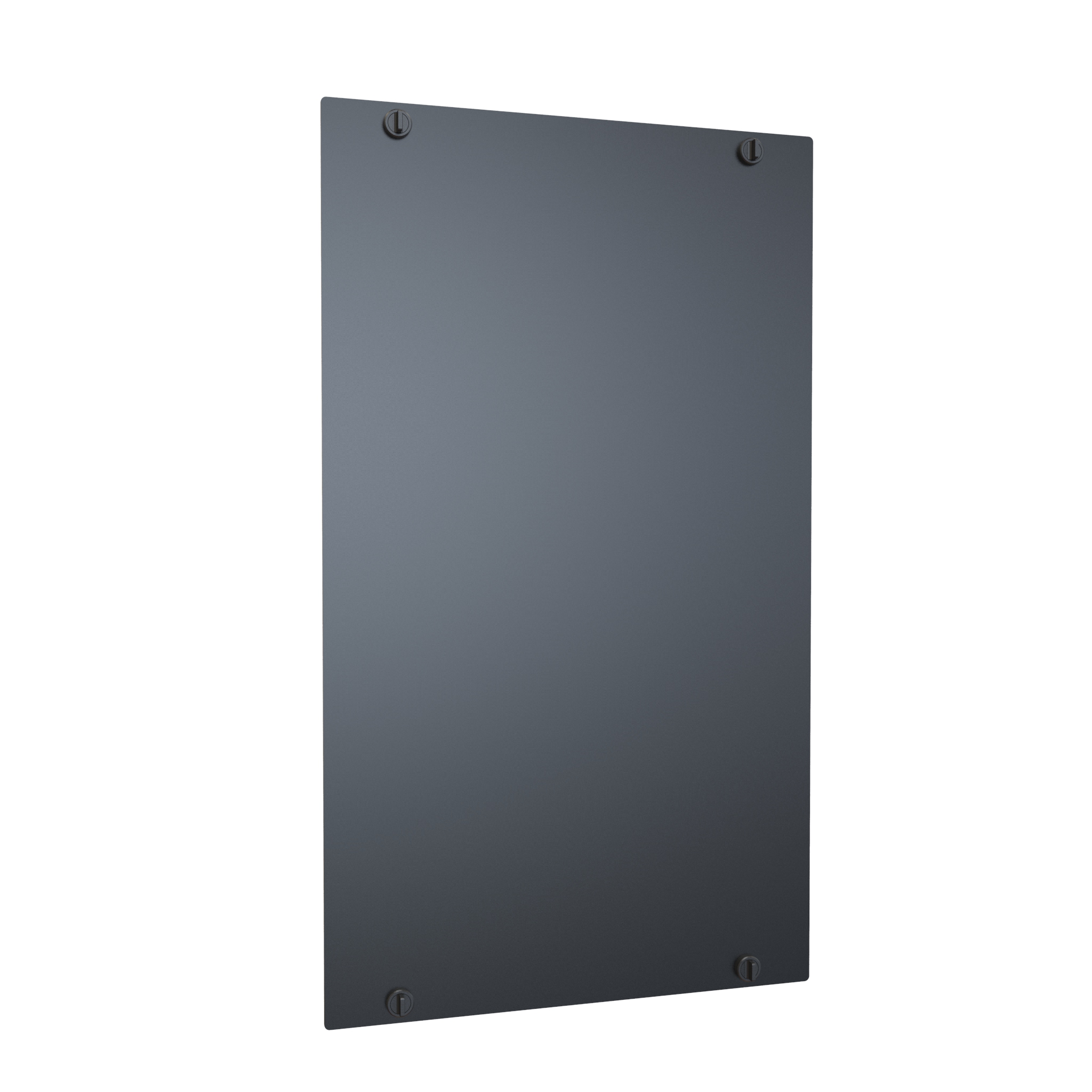 Hammond VFMMD8WH white 8 in wide double-sided vertical cable manager, 44U with hinged finger duct doors
