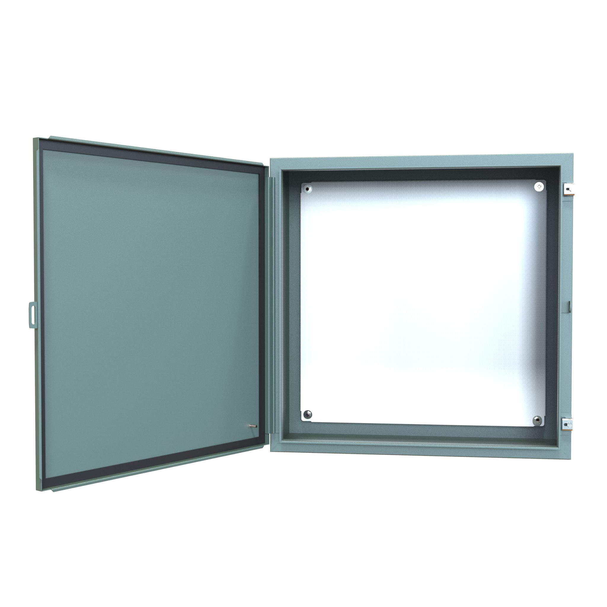 1418KK12 — N12 Wallmount Encl w/panel - 30 x 30 x 12 - Steel/Gray