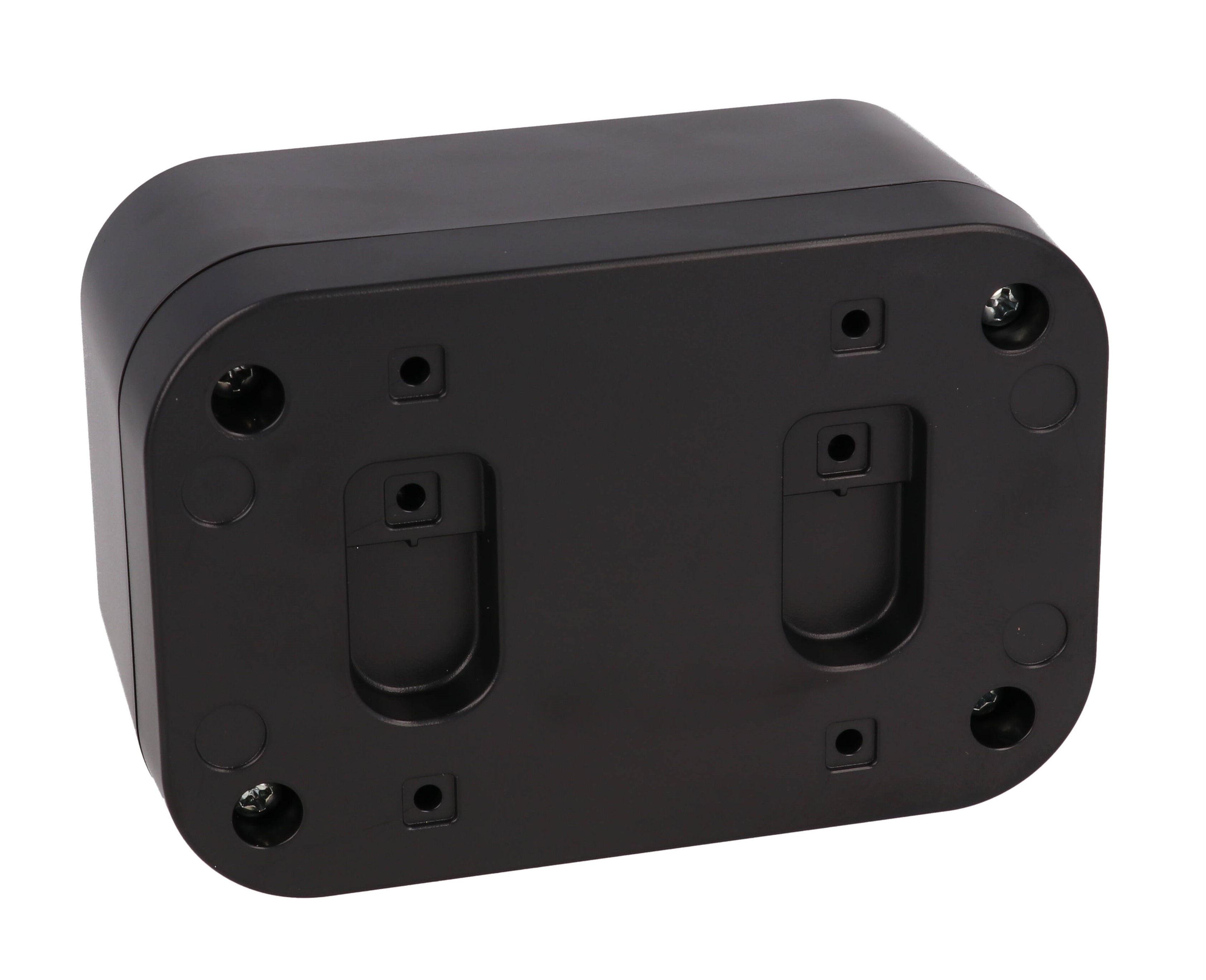 1556CABK black flame retardant ABS desktop/wall mount enclosure, 120 x 80 x 60 mm