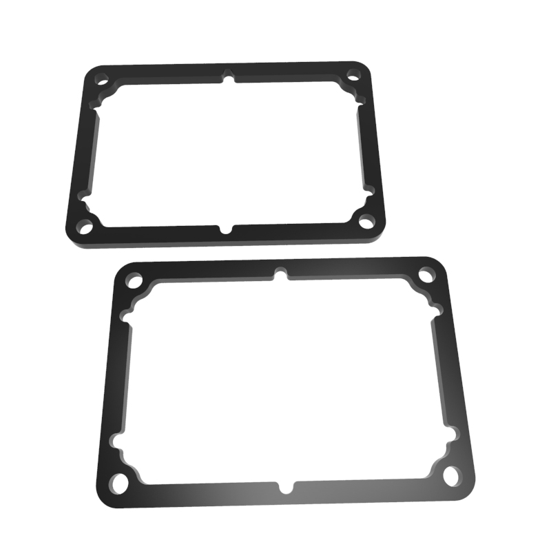 1550PSGASKET IP67 silicone gasket kit, two pre-formed gaskets for 80x55 mm 1550 diecast enclosures