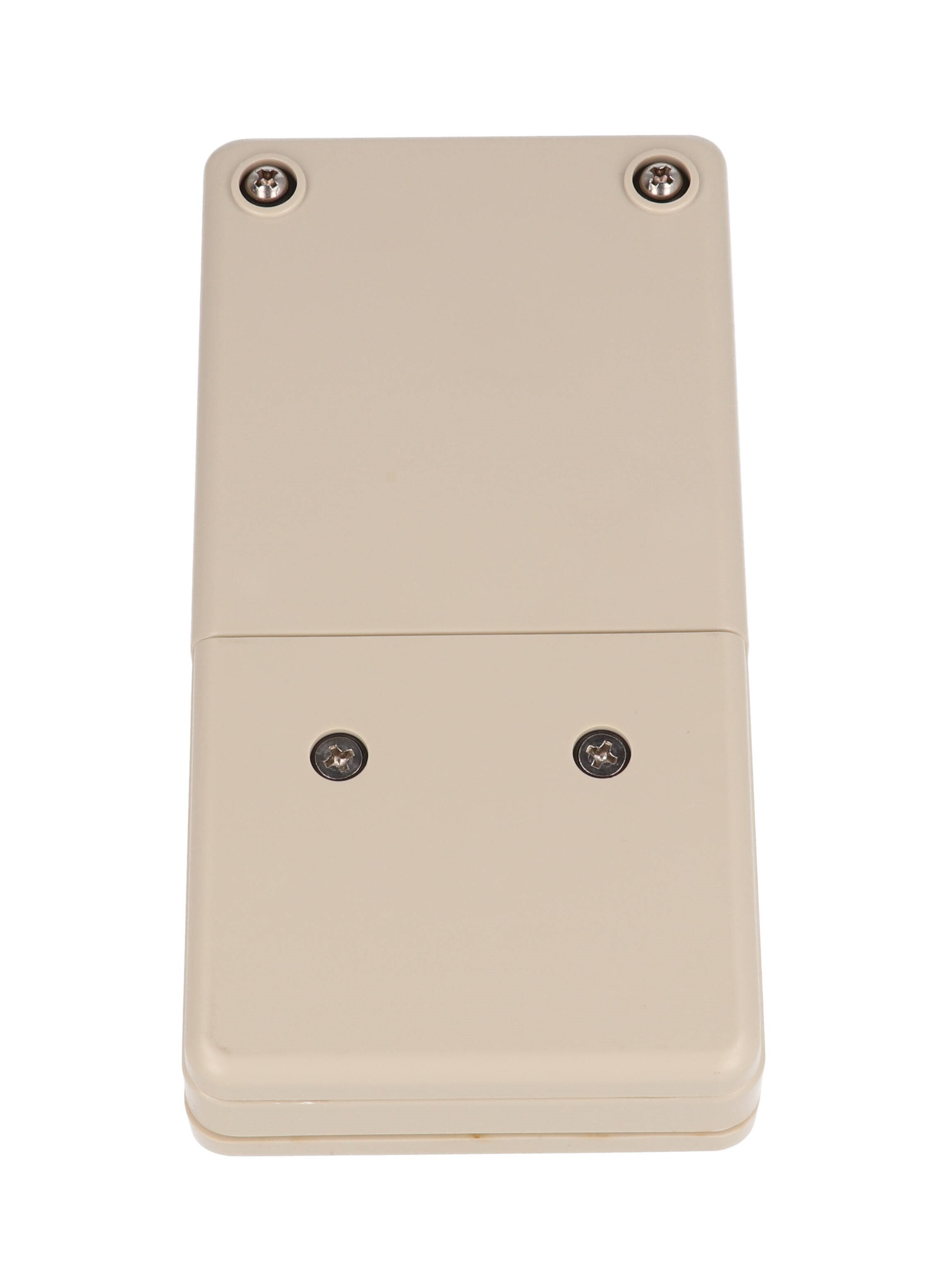 RH3005 light grey gasketed IP65 ABS hand-held enclosure with battery door, 130 x 68 x 25 mm
