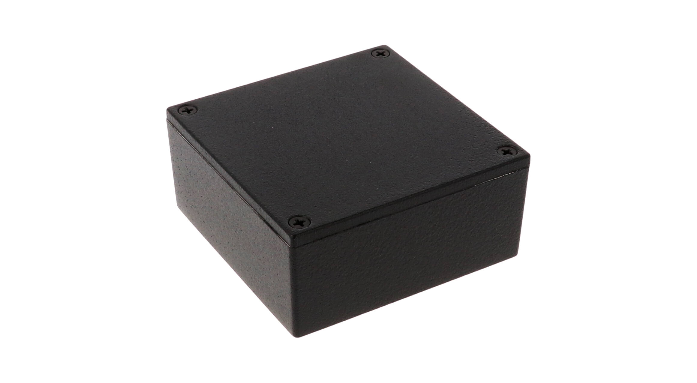 1590YBK — enclosure - diecast; black; 3.62"x3.62"x1.50"