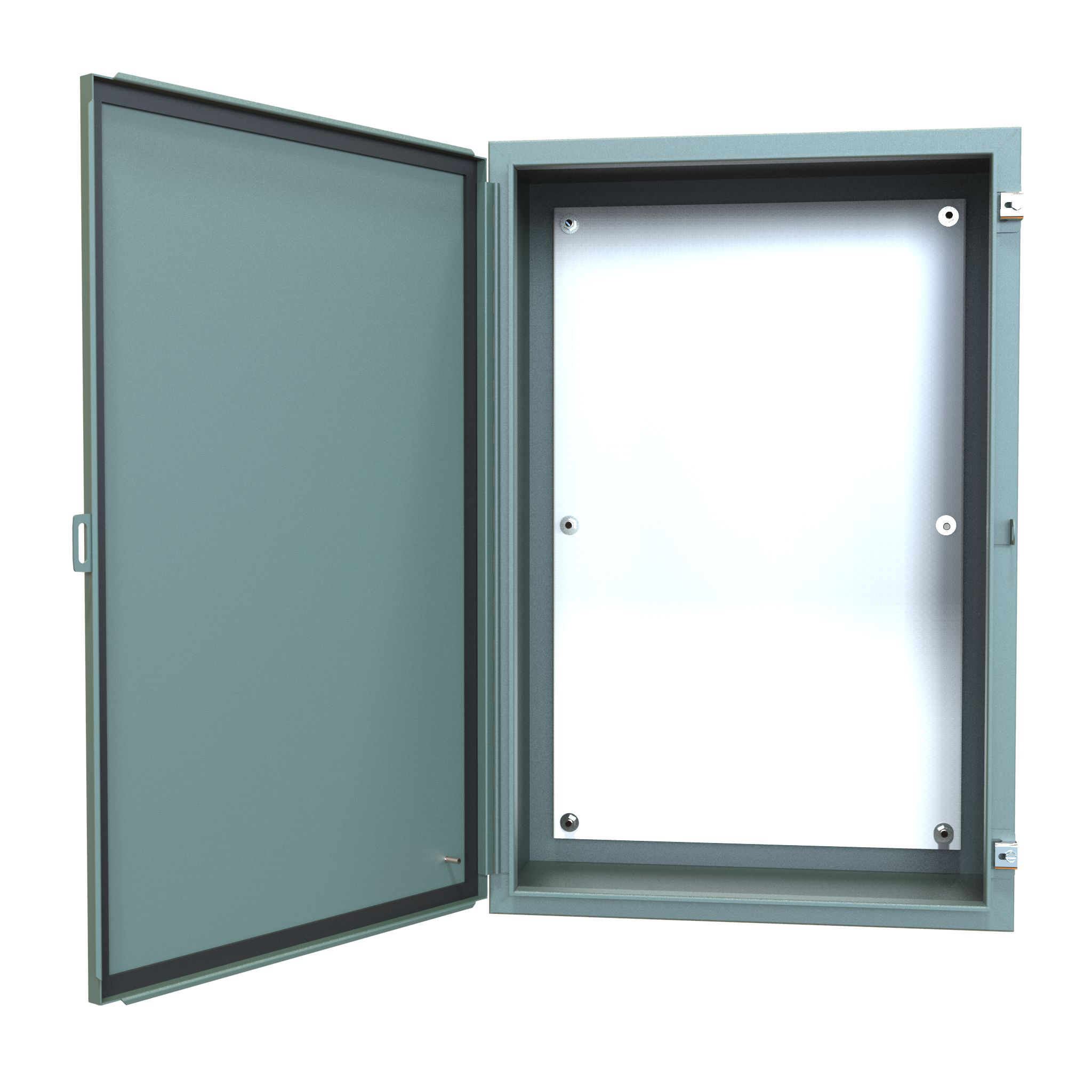 1418L12 — N12 Wallmount Encl w/panel - 36 x 24 x 12 - Steel/Gray