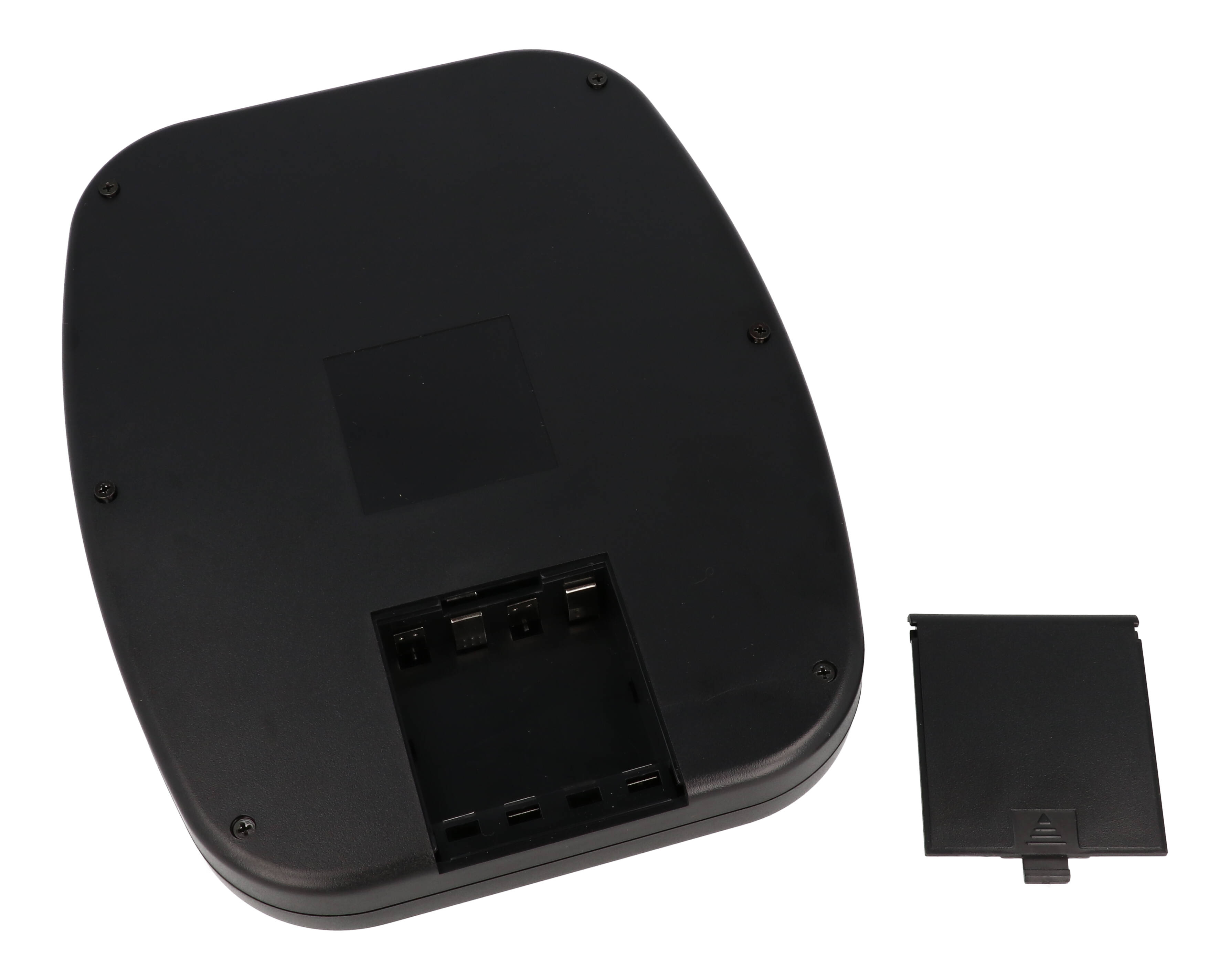 1599TABLBKBAT black large ABS tablet enclosure with battery door, 240 x 190 x 30 mm