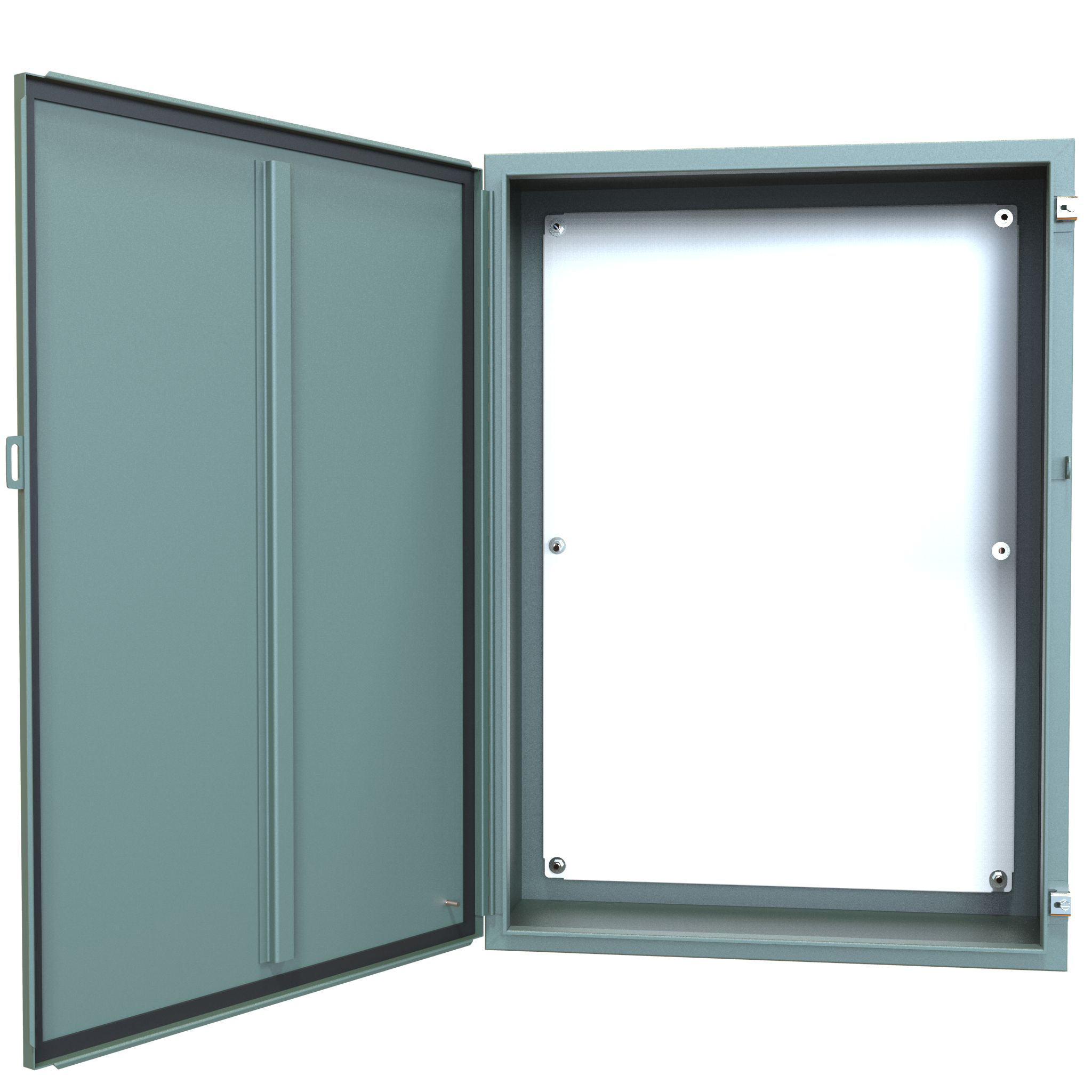 1418O12 — N12 Wallmount Encl w/panel - 42 x 30 x 12 - Steel/Gray