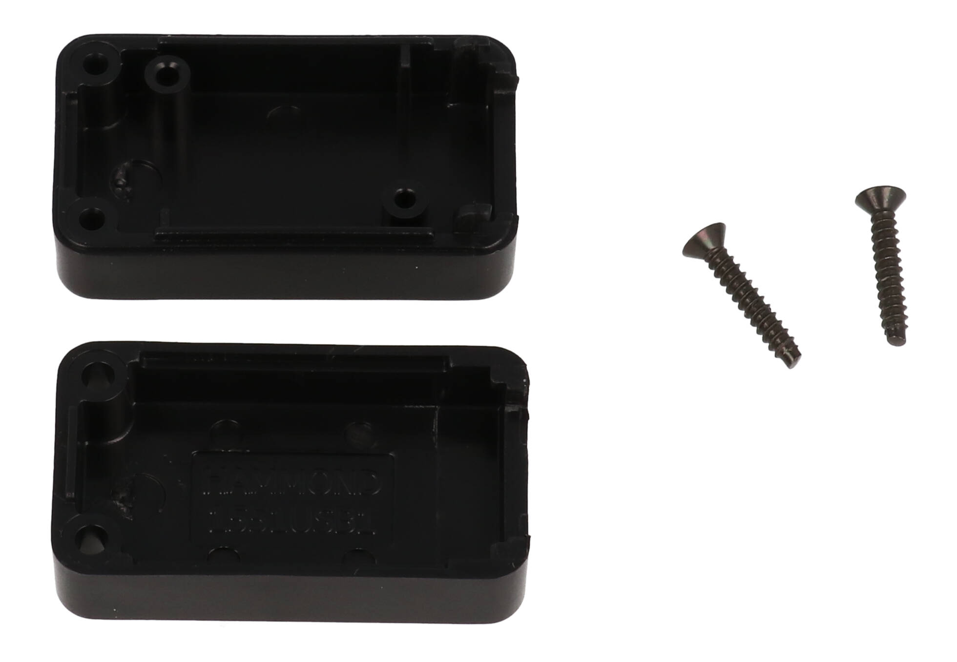 1551USB1BK black ABS miniature USB enclosure with USB-A cutout, 35 x 20 x 15.5 mm