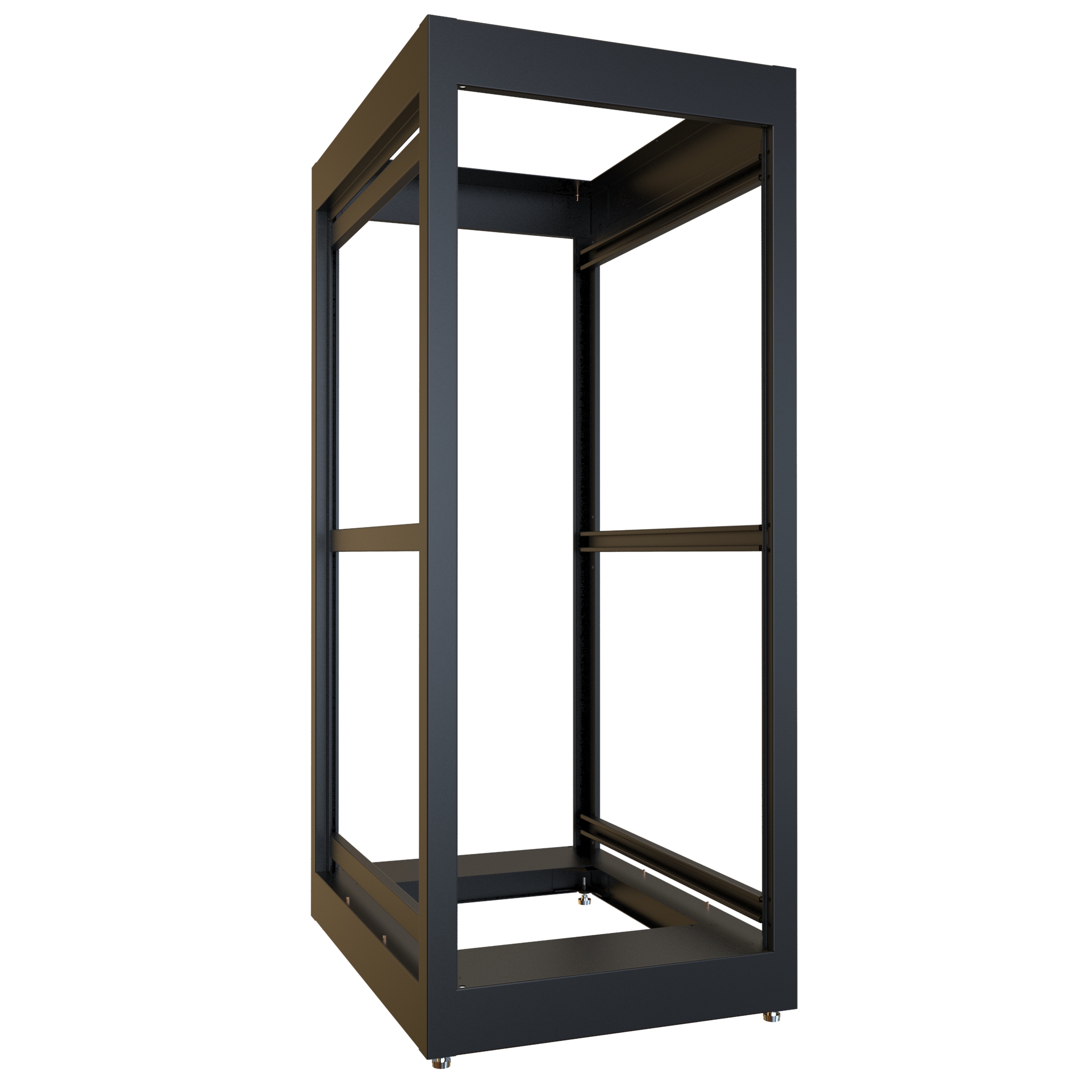 28U Modular Rack Cabinet Frame, 31.5 in Deep
