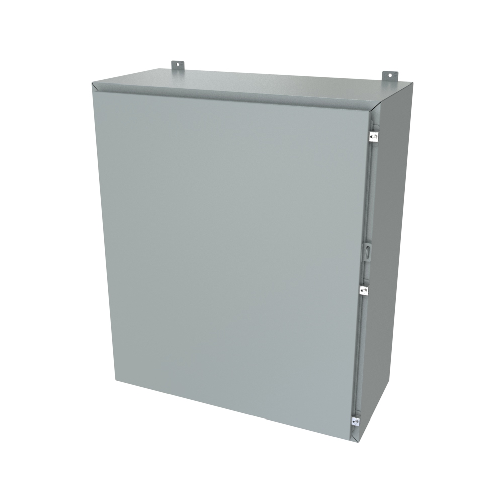 1418P16LP — N4/12 Wallmount Encl less panel - 42 x 36 x 16 - Steel/Gray