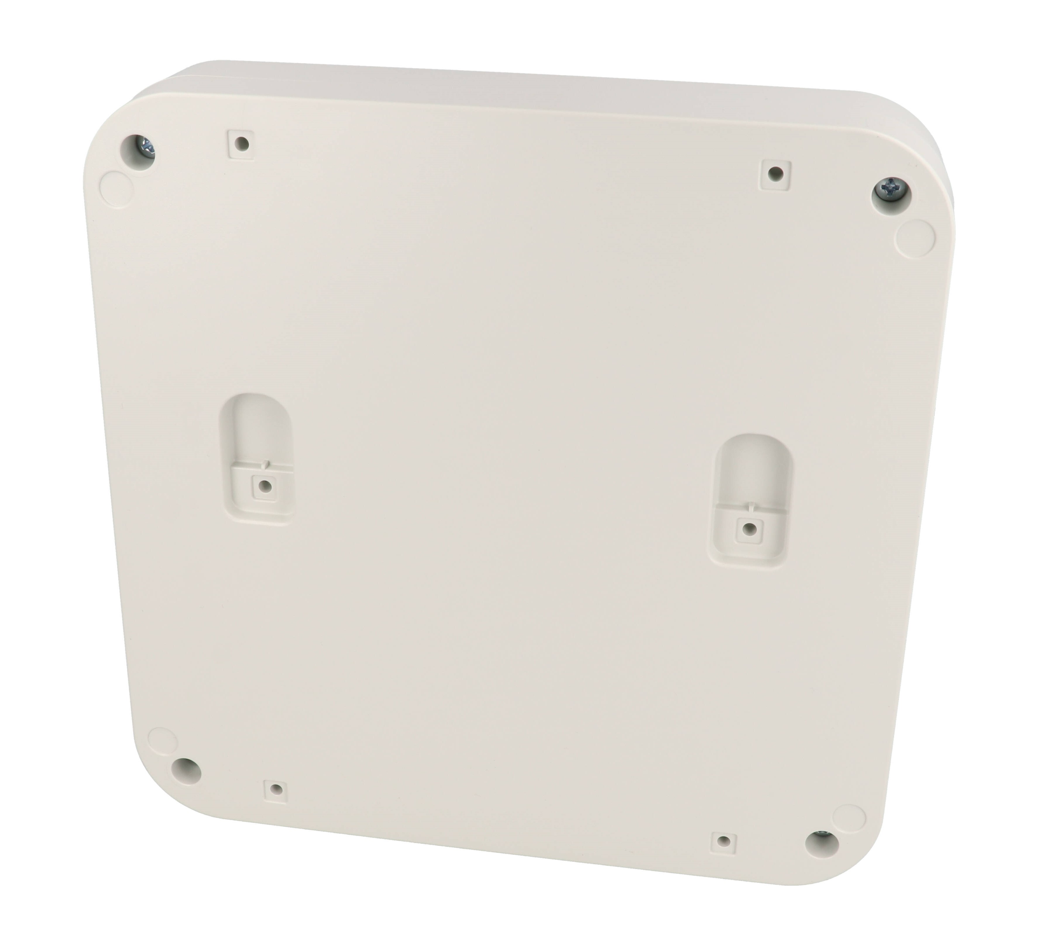 1556HGY light gray low-profile ABS enclosure, 200 x 200 x 45 mm