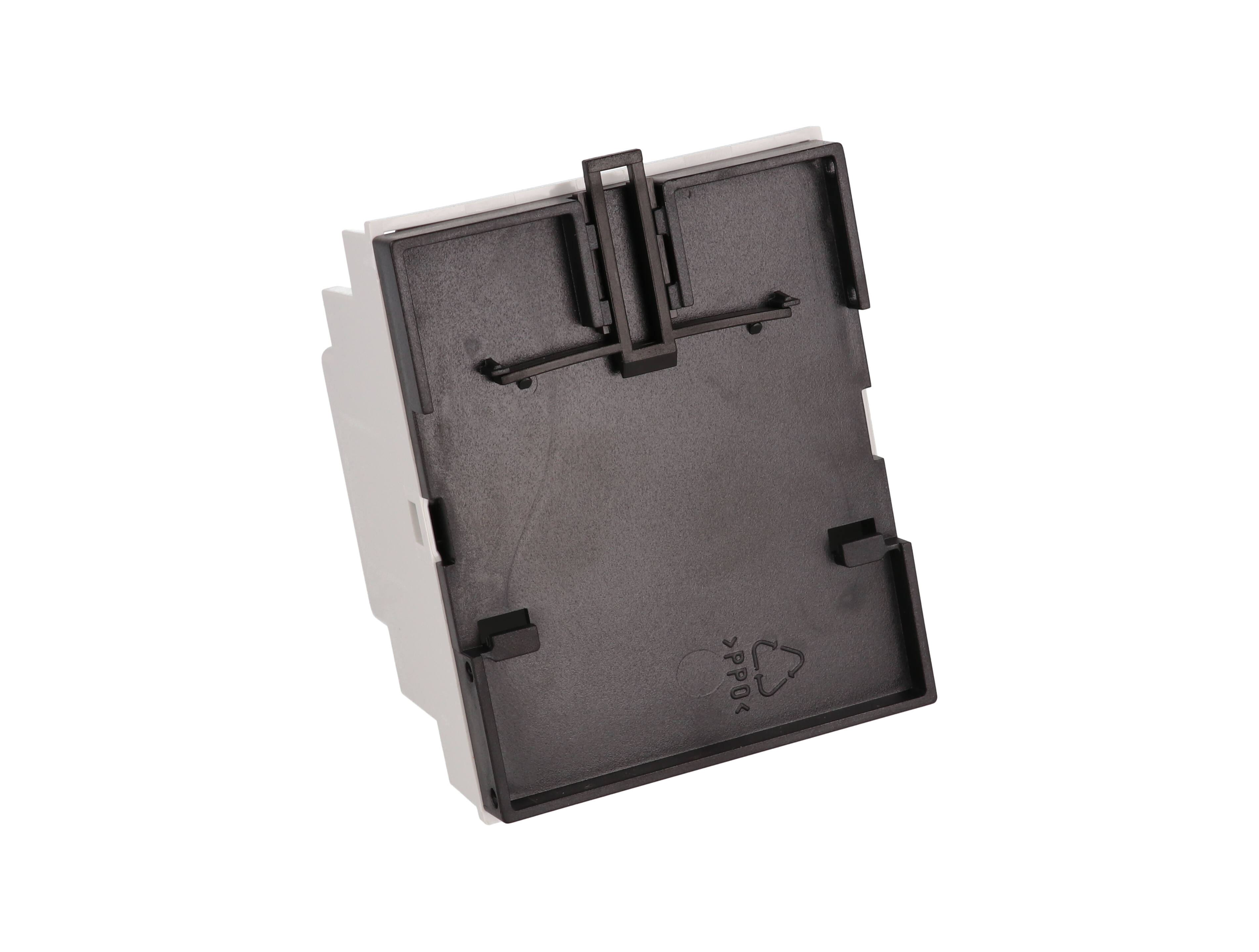 1597DIN4GY gray 4 module DIN rail enclosure, 90 x 70 x 58 mm