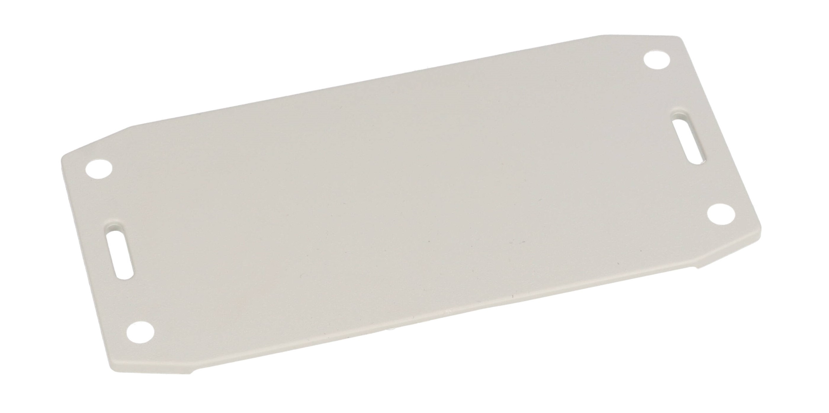 1591FLGY light gray ABS mounting flange for 1591L/M enclosures