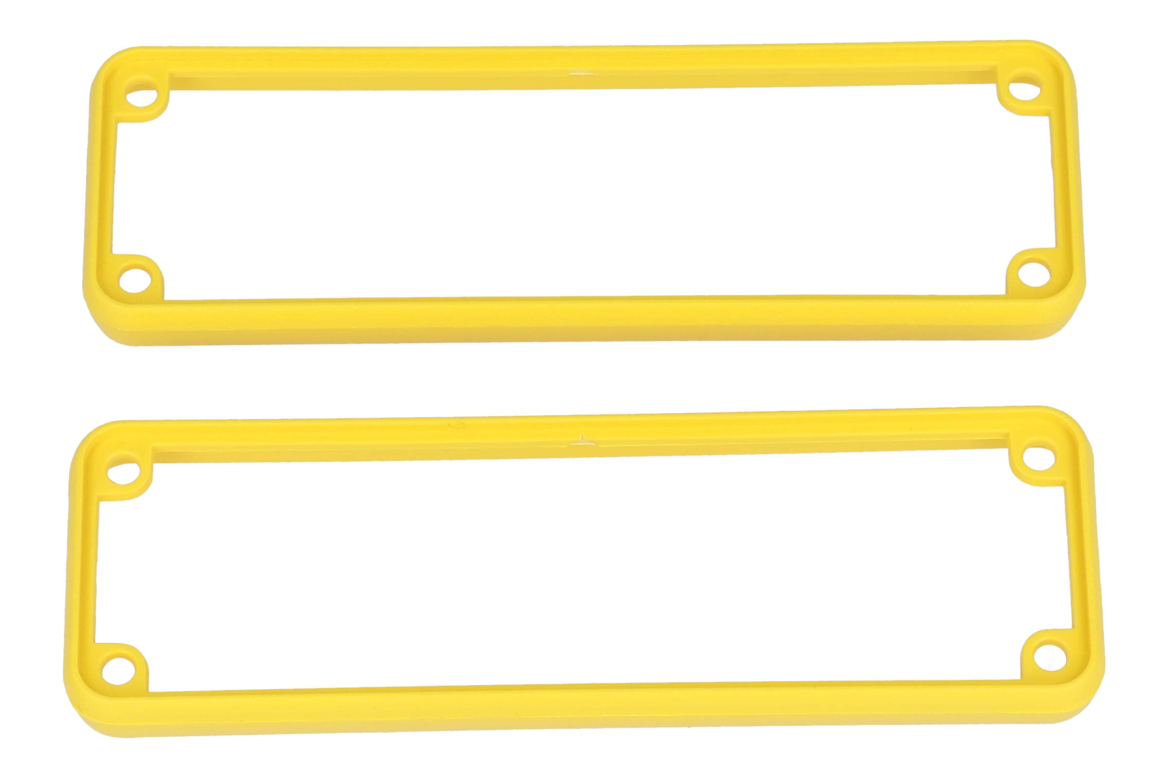 1455LBY — yellow plastic open bezels for 1455L enclosures - 2/pack