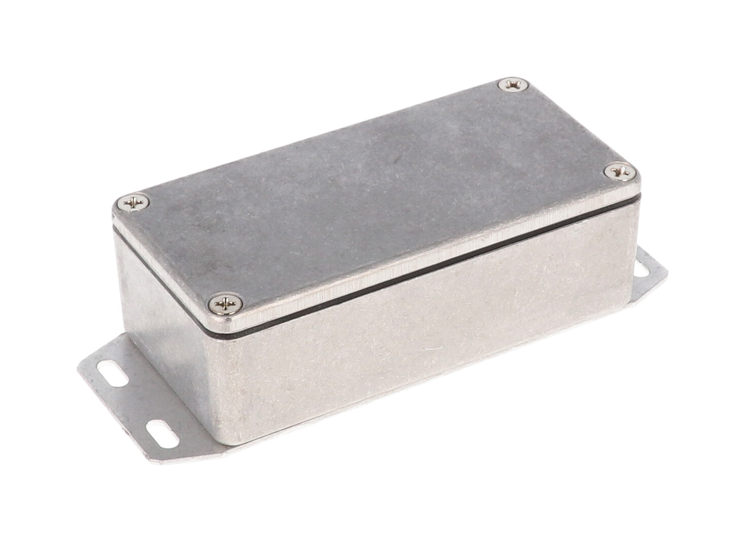 1590WG2 natural aluminum watertight 1590G2 diecast aluminum enclosure, 100 x 50 x 31 mm, no mounting flanges