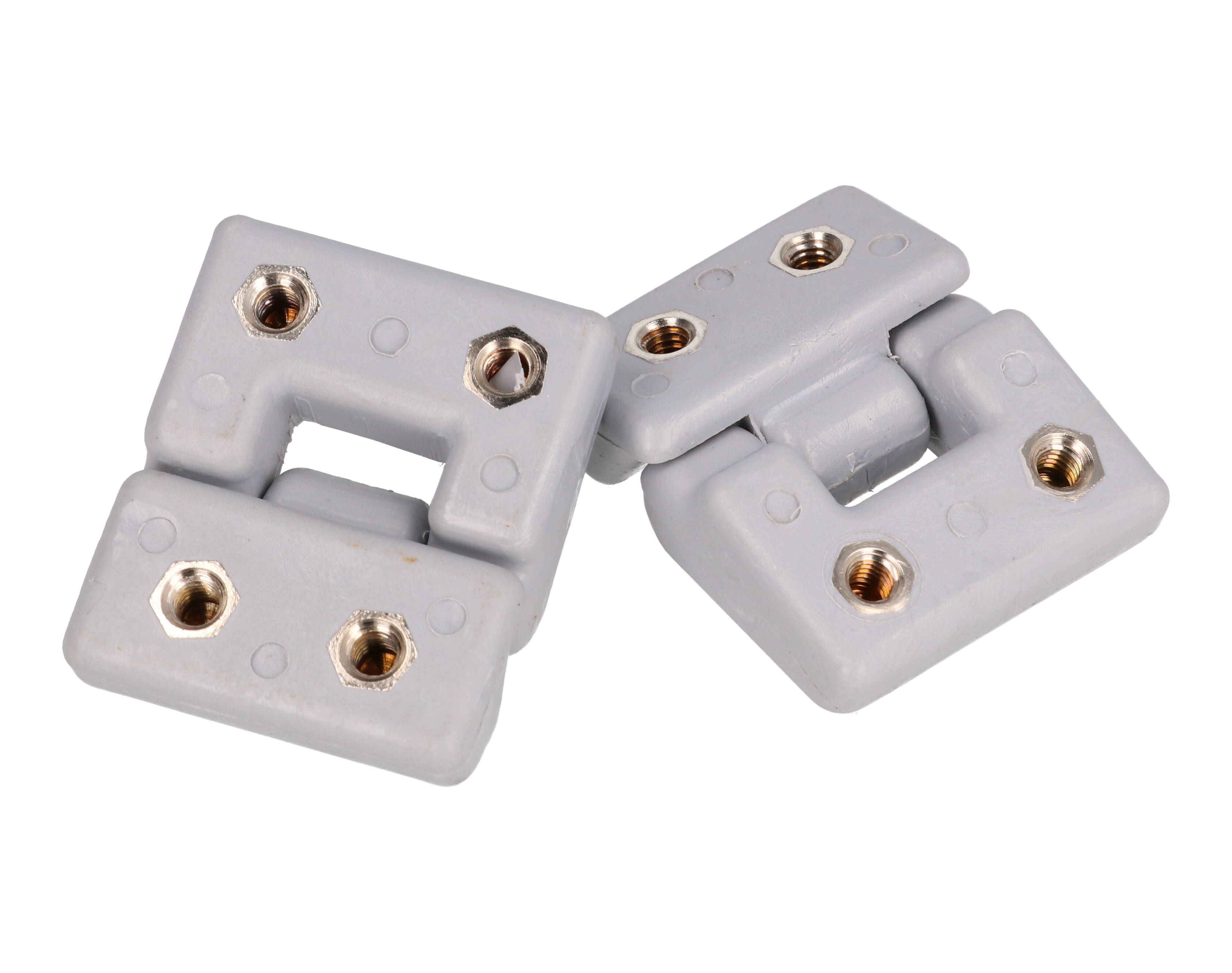 1427HK polyester hinge kit with brass inserts, stainless screws and O-rings for 1590ZGRP enclosures