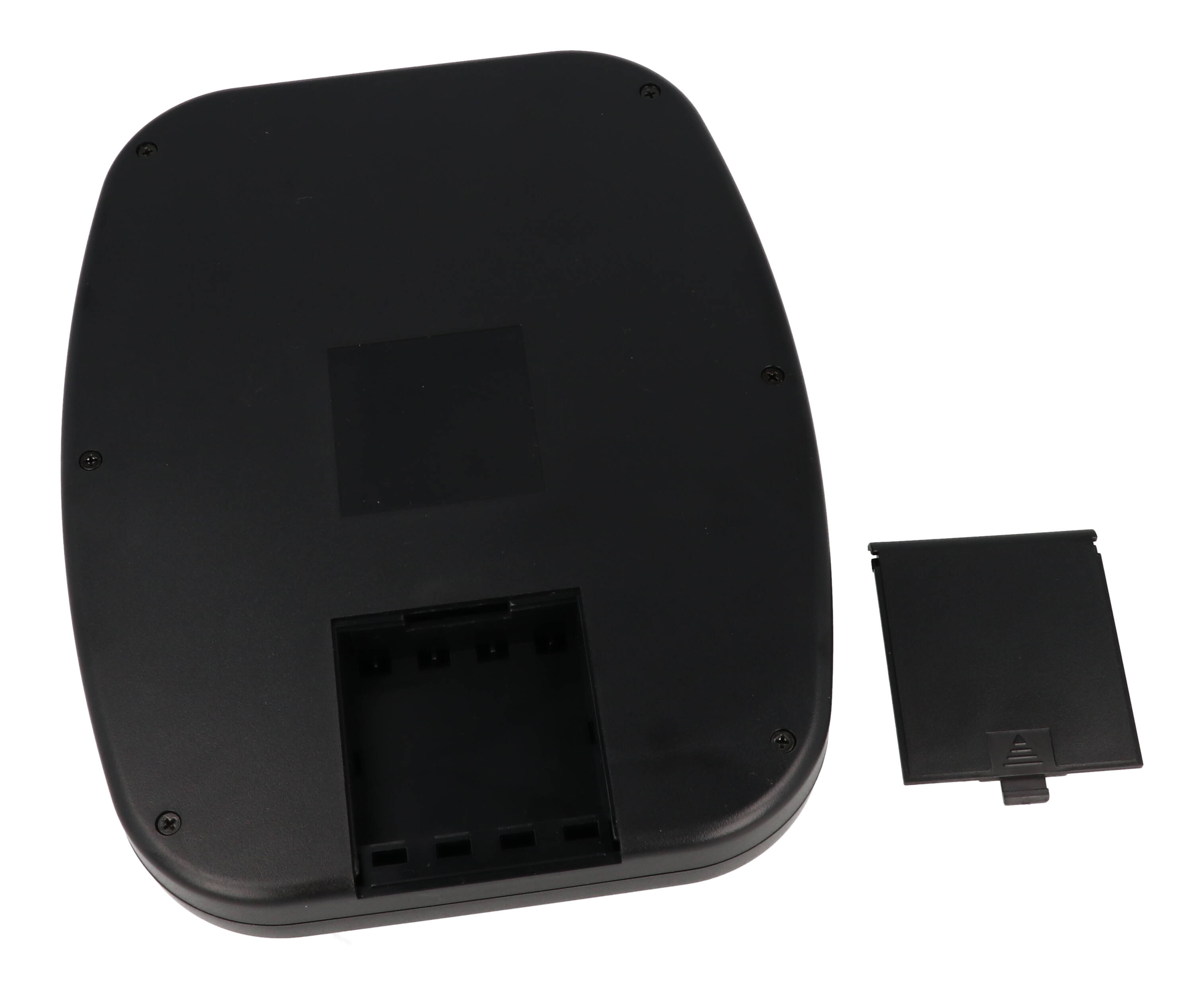 1599TABLBKBAT black large ABS tablet enclosure with battery door, 240 x 190 x 30 mm