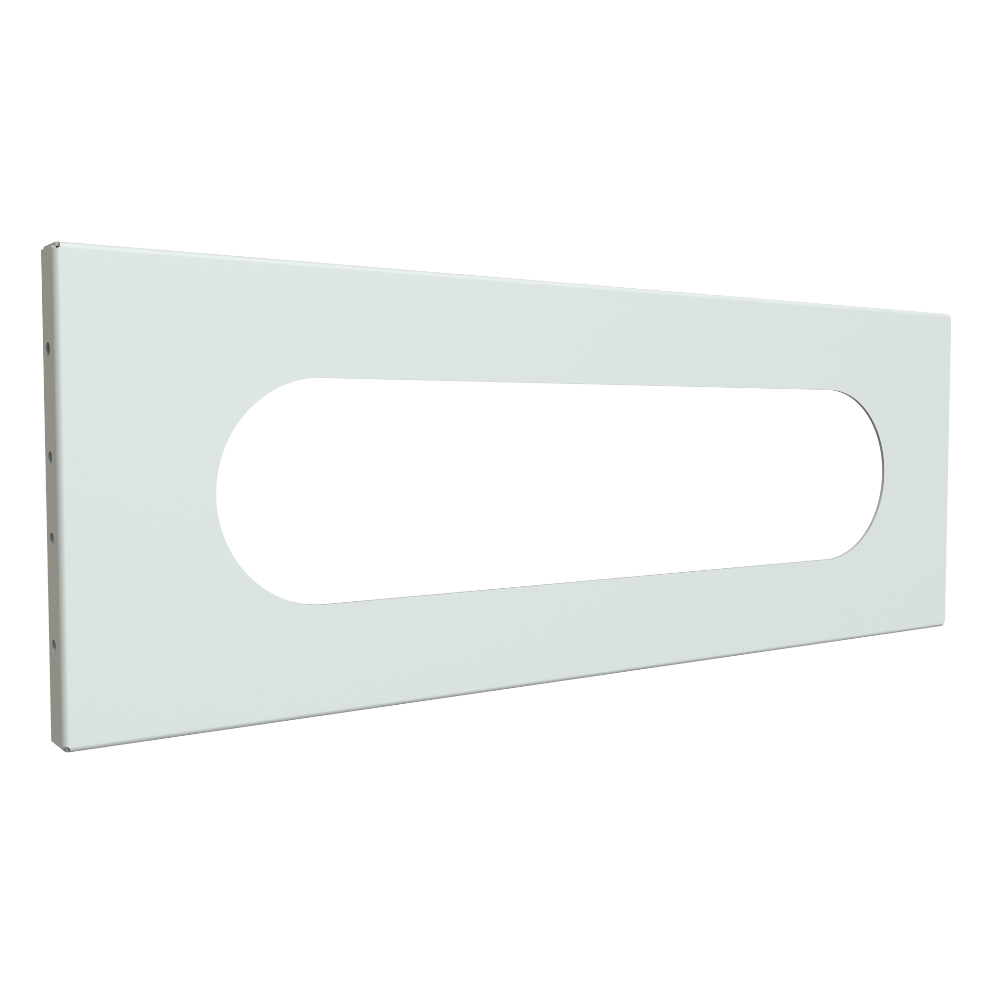 Hammond CBA1985LG1 5U door adapter rack mount kit in textured RAL 7035 light gray 14-gauge steel with 19 in E.I.A. rack mounting flanges