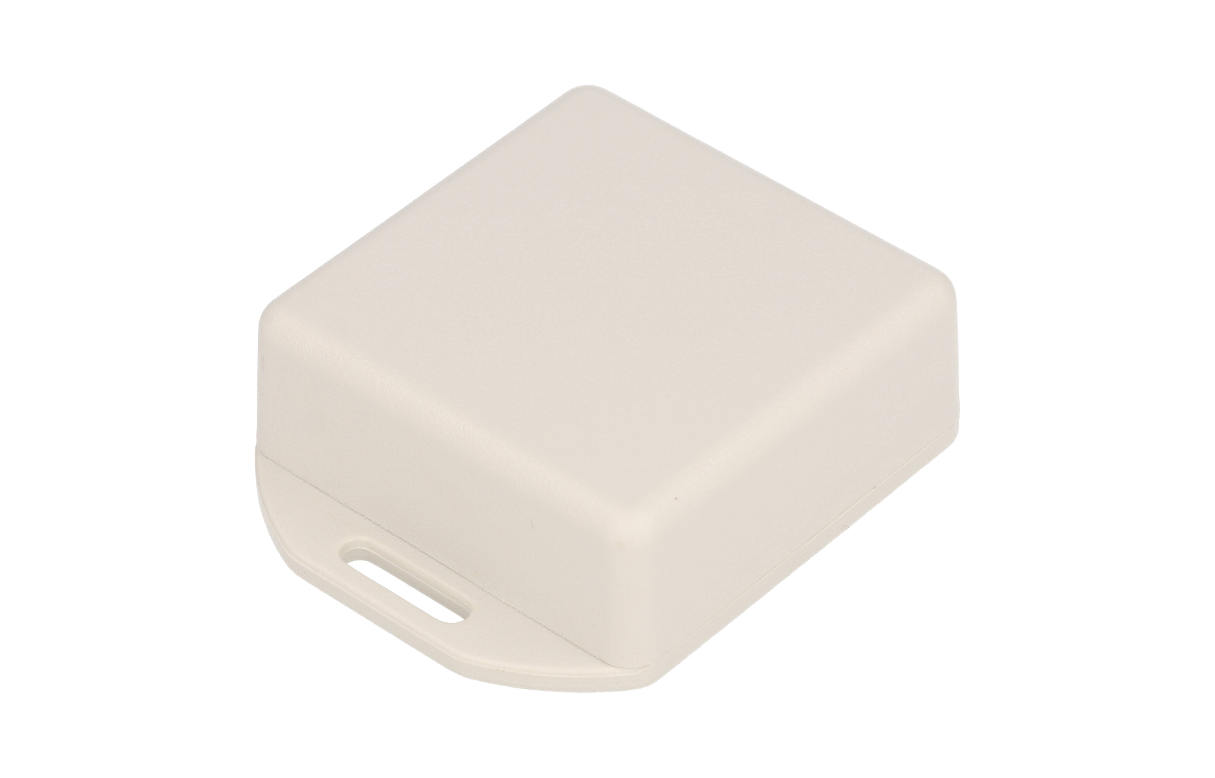 1551RFLGY — grey plastic enclosure with flanged lid