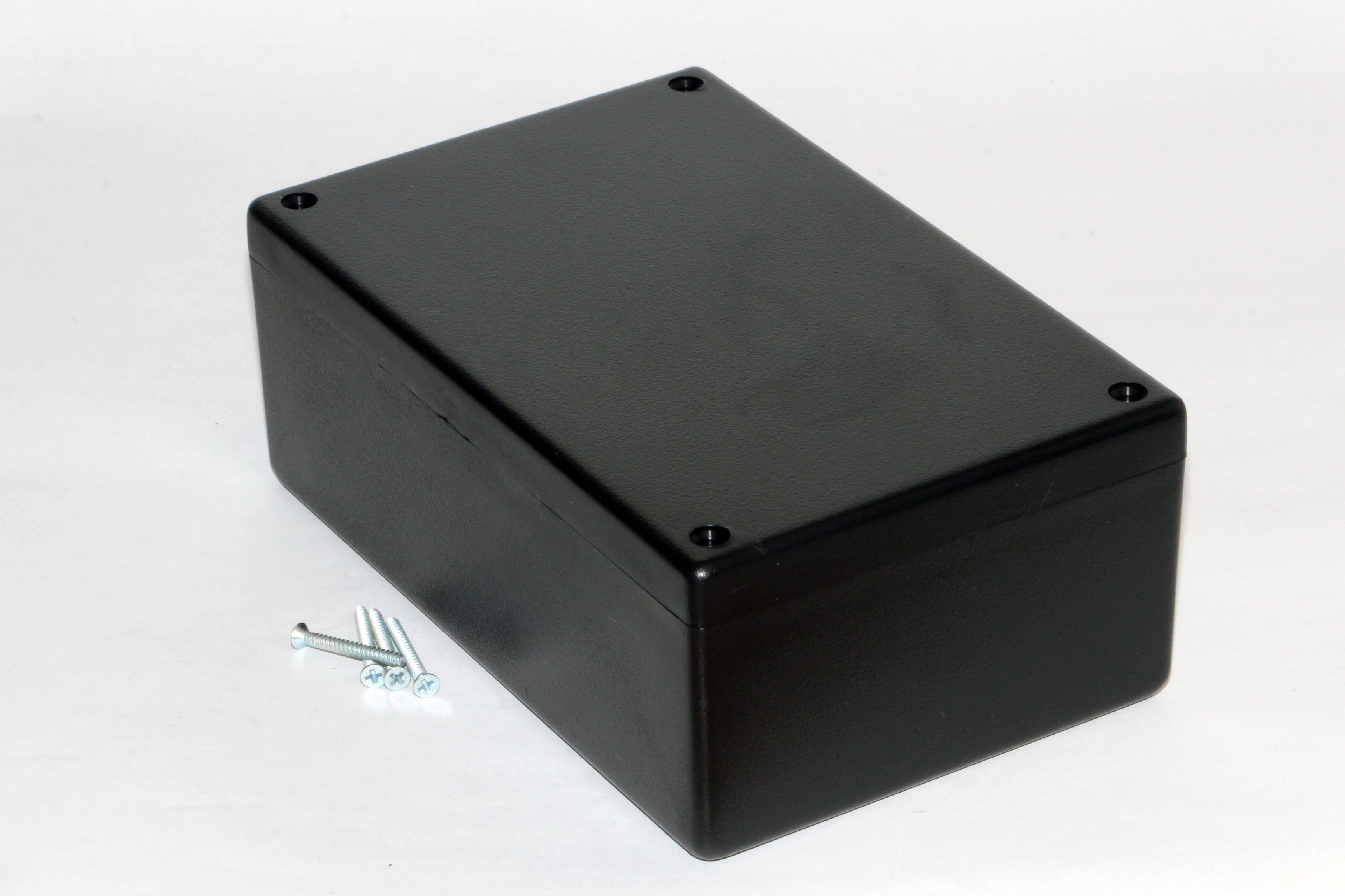 1594ESBK black economy ABS case and lid, 167 x 107 x 65 mm