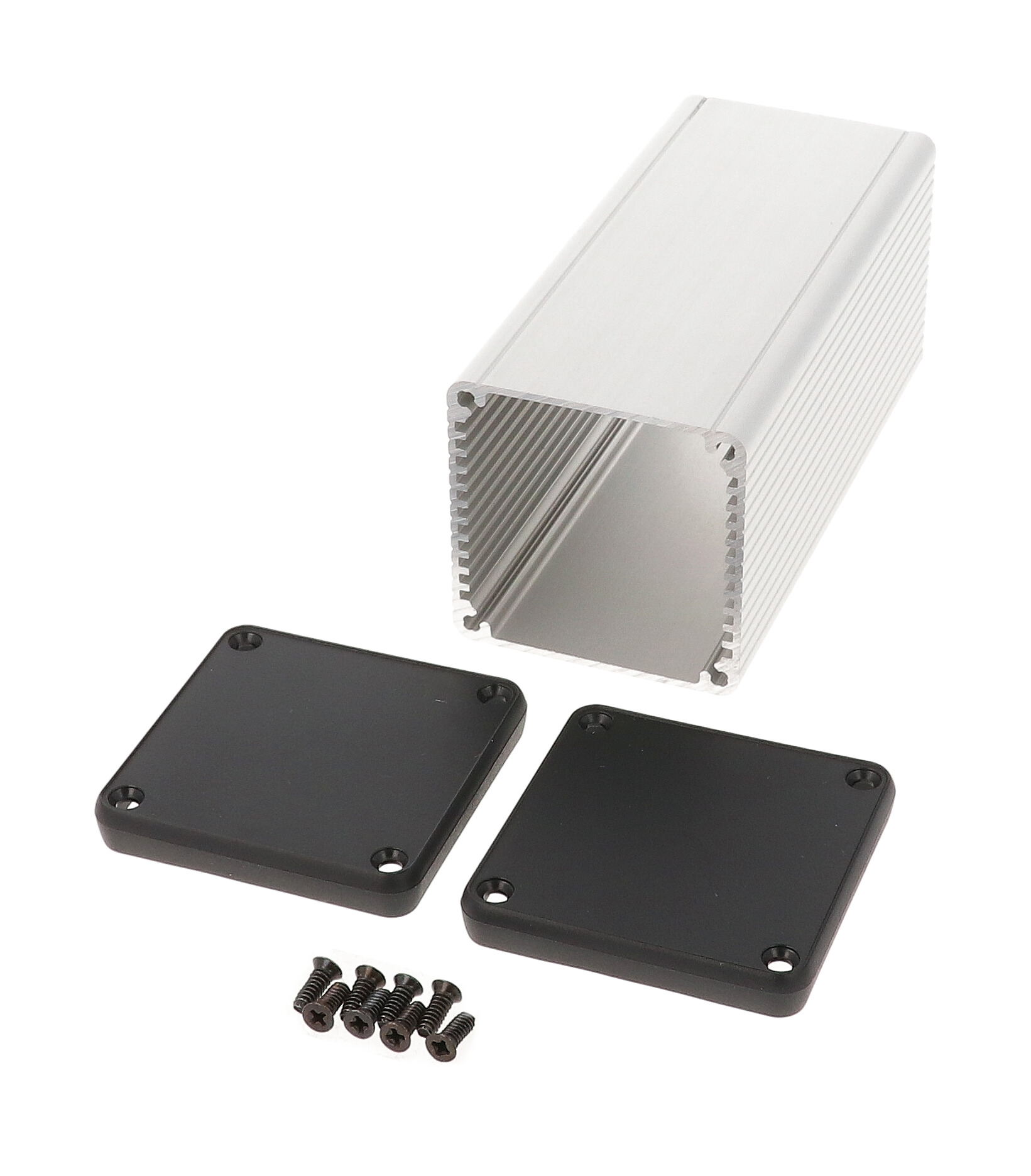 1455CS1202 — extruded aluminum enclosure w/ CLOSED BEZELS