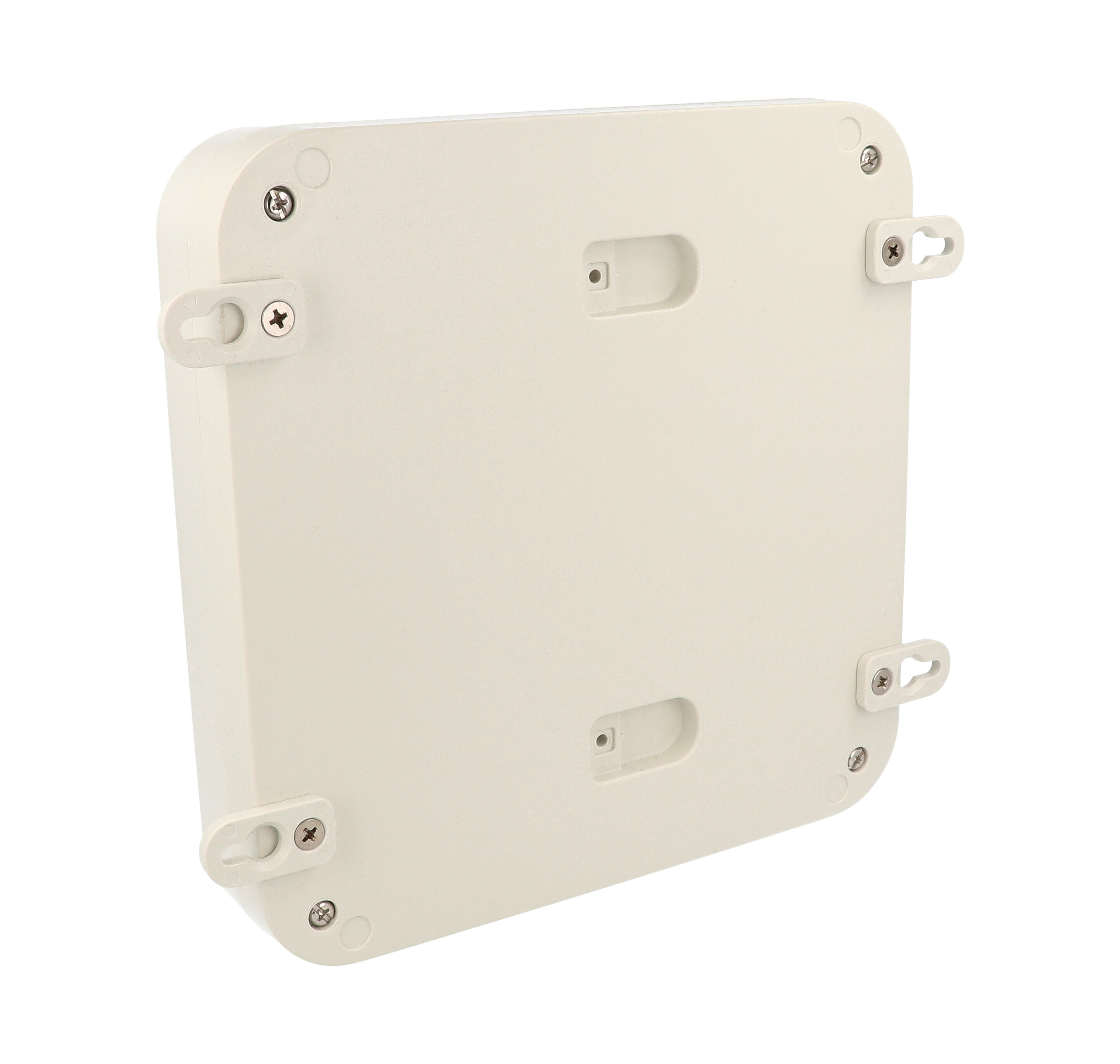 1557HGY light gray ABS low profile watertight enclosure, 200 x 200 x 45 mm