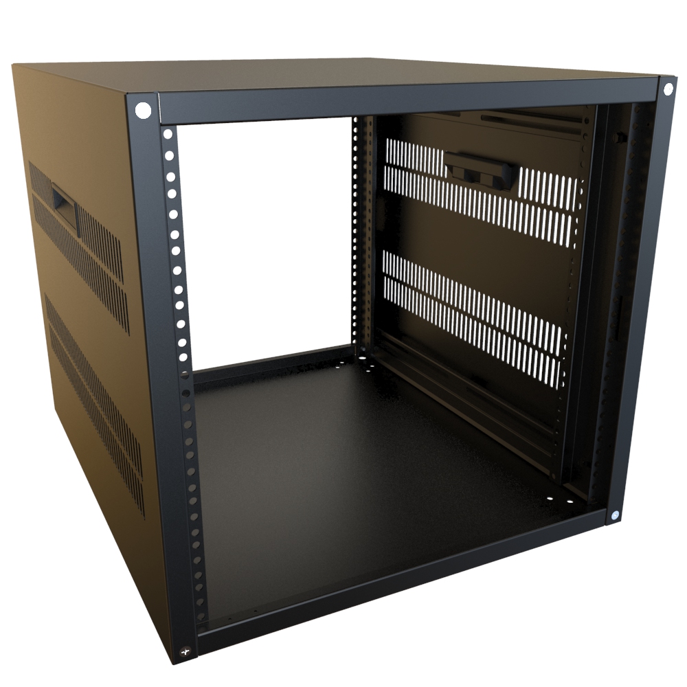 RCHV1901724BK1 — 10U 24.5D Vented Rack Cabinet