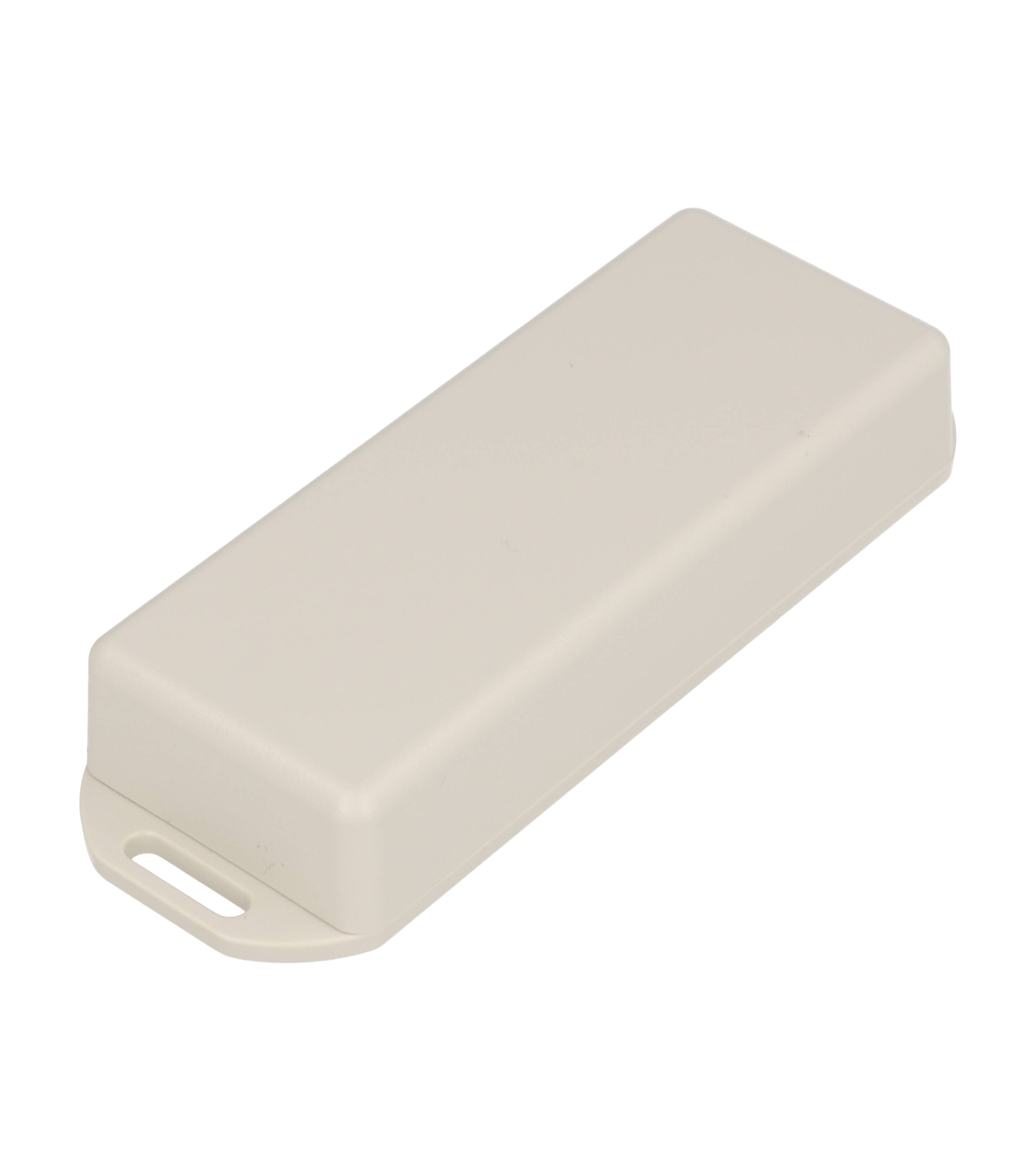 1551UFLGY — grey plastic enclosure with flanged lid