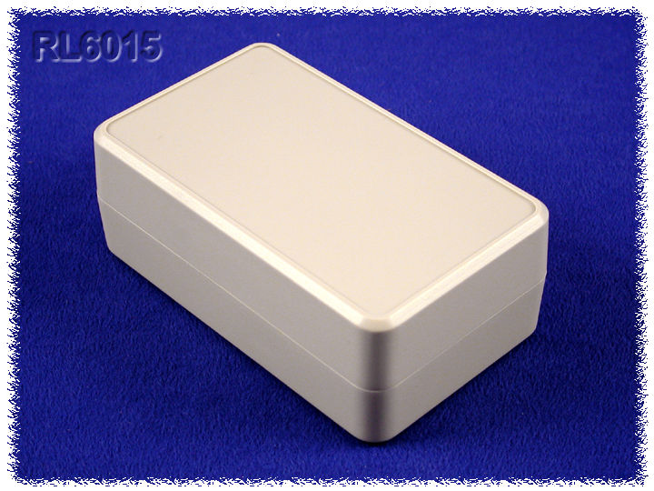 RL6015 light gray deep-lid ABS project enclosure, 107 x 64 x 40 mm