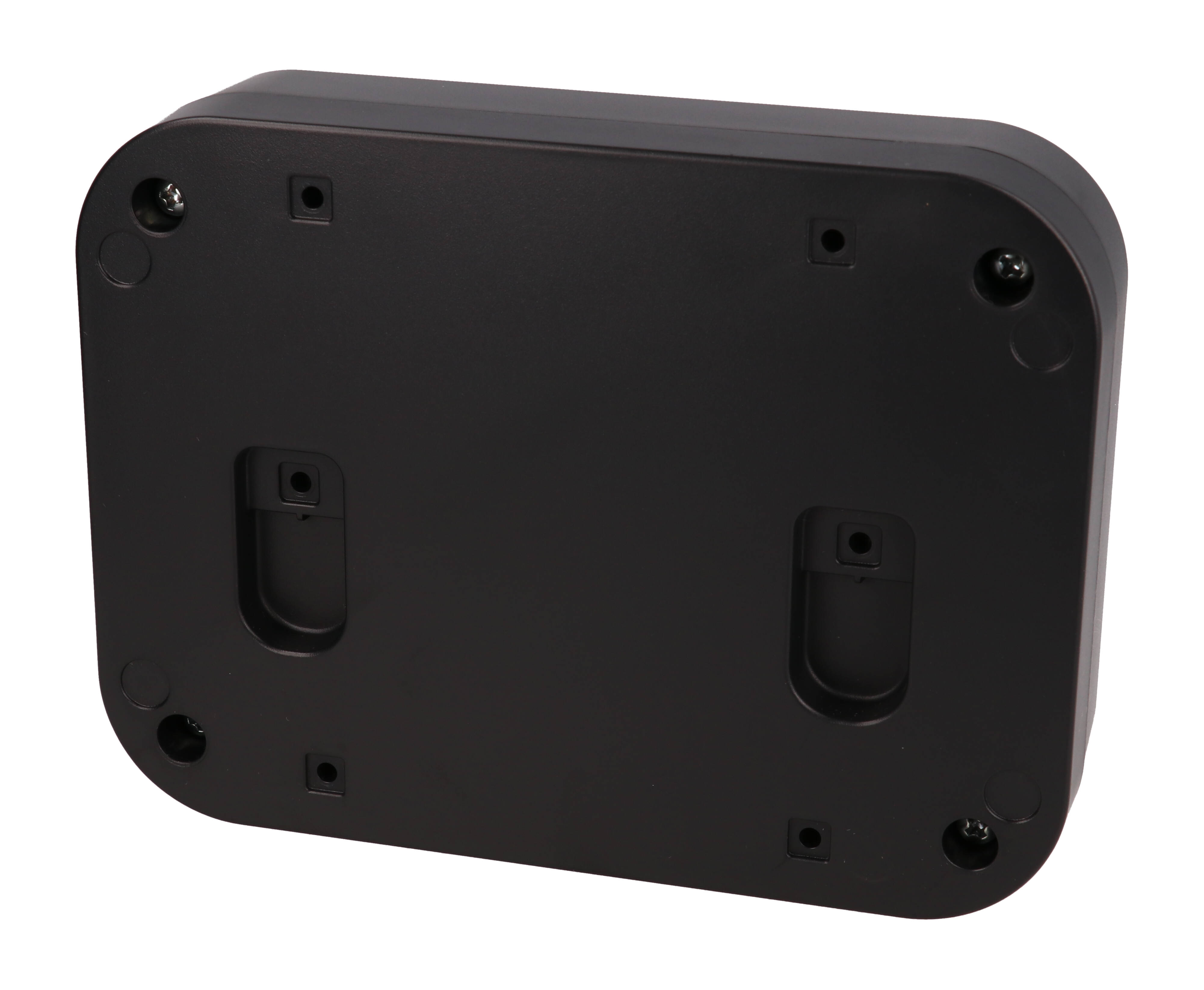 1556EBK black flame-retardant ABS 160 x 120 x 45 mm desktop and wall-mount enclosure with rounded corners