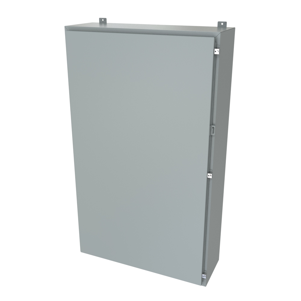 1418T12LP — N4/12 Wallmount Encl less panel - 60 x 36 x 12 - Steel/Gray