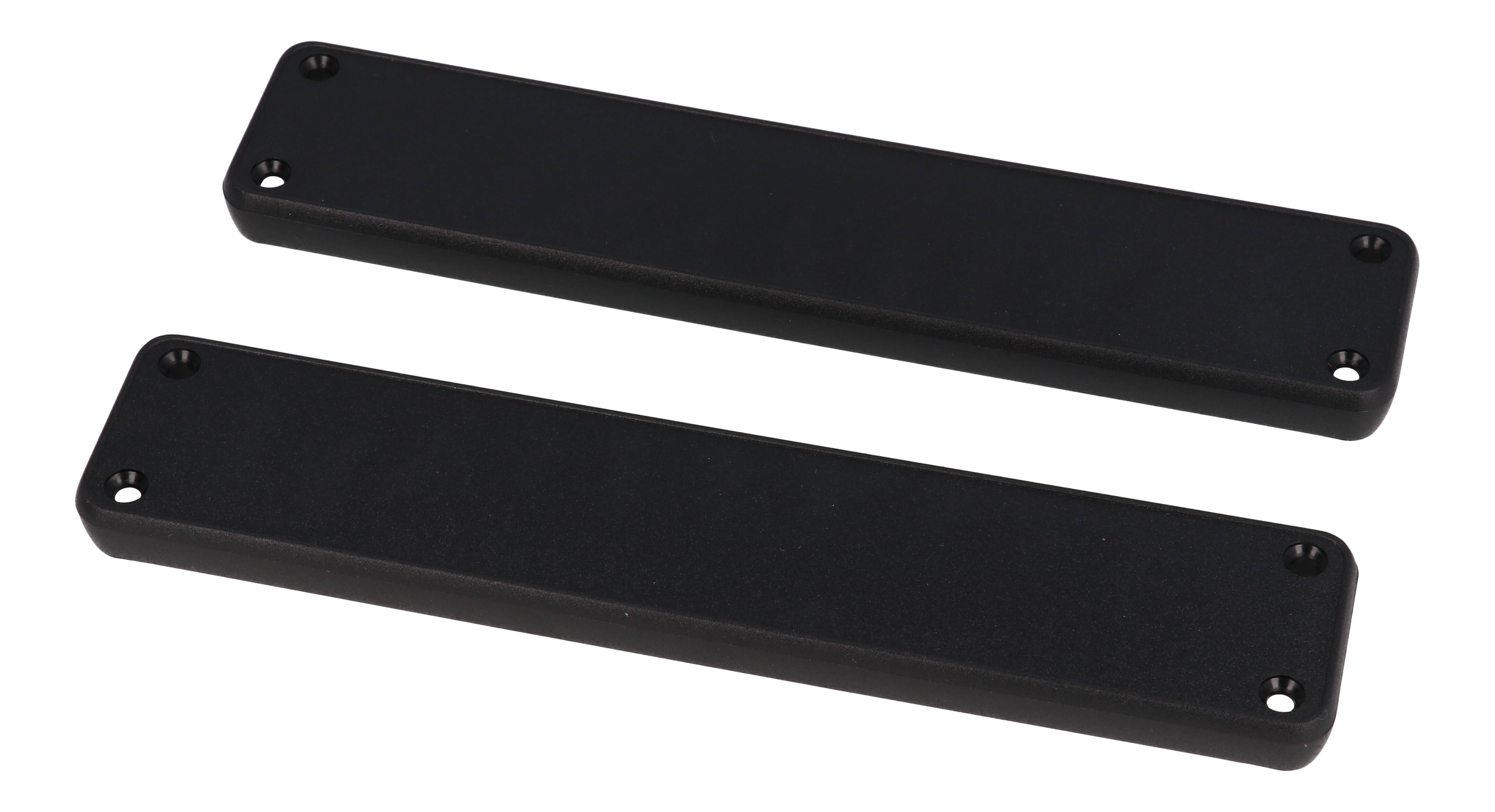 1455RPLBK — black plastic solid bezel for 1455R enclosures- 2/pack