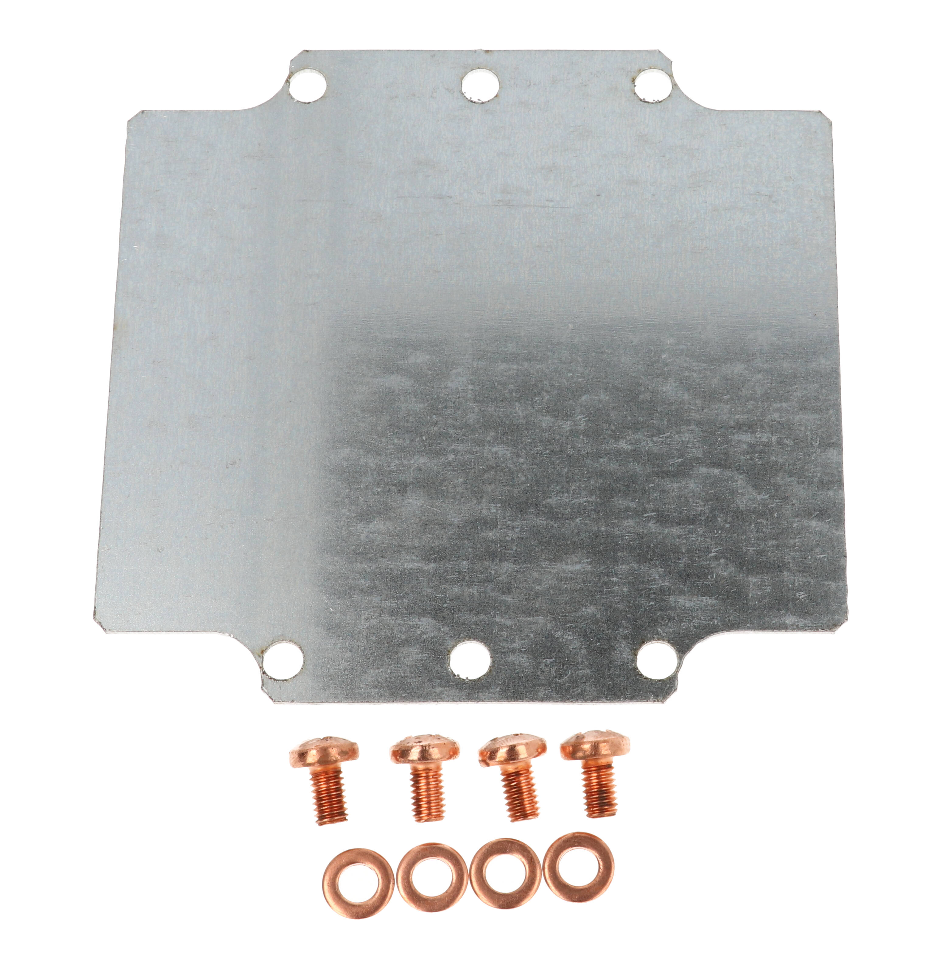 1590Z090PL galvanized steel inner mounting panel for 1590Z090 140 x 140 mm diecast aluminum enclosures