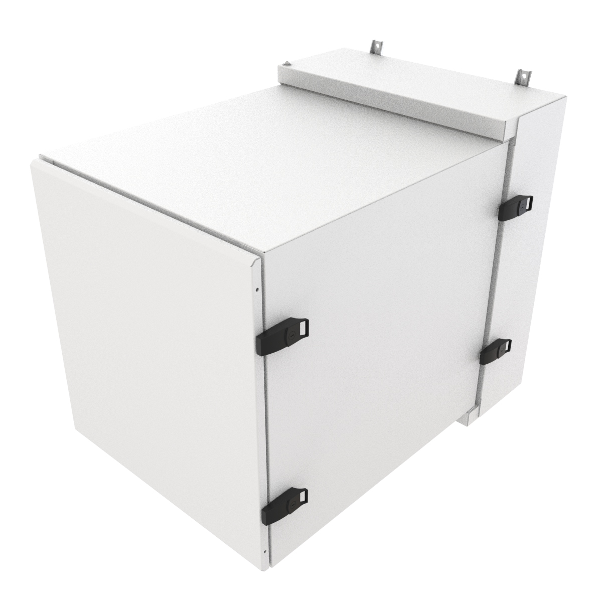 Hammond NWC12U2436SFLG 12U light gray sealed wall-mount cabinet with solid door and Type 12 filters — view 13