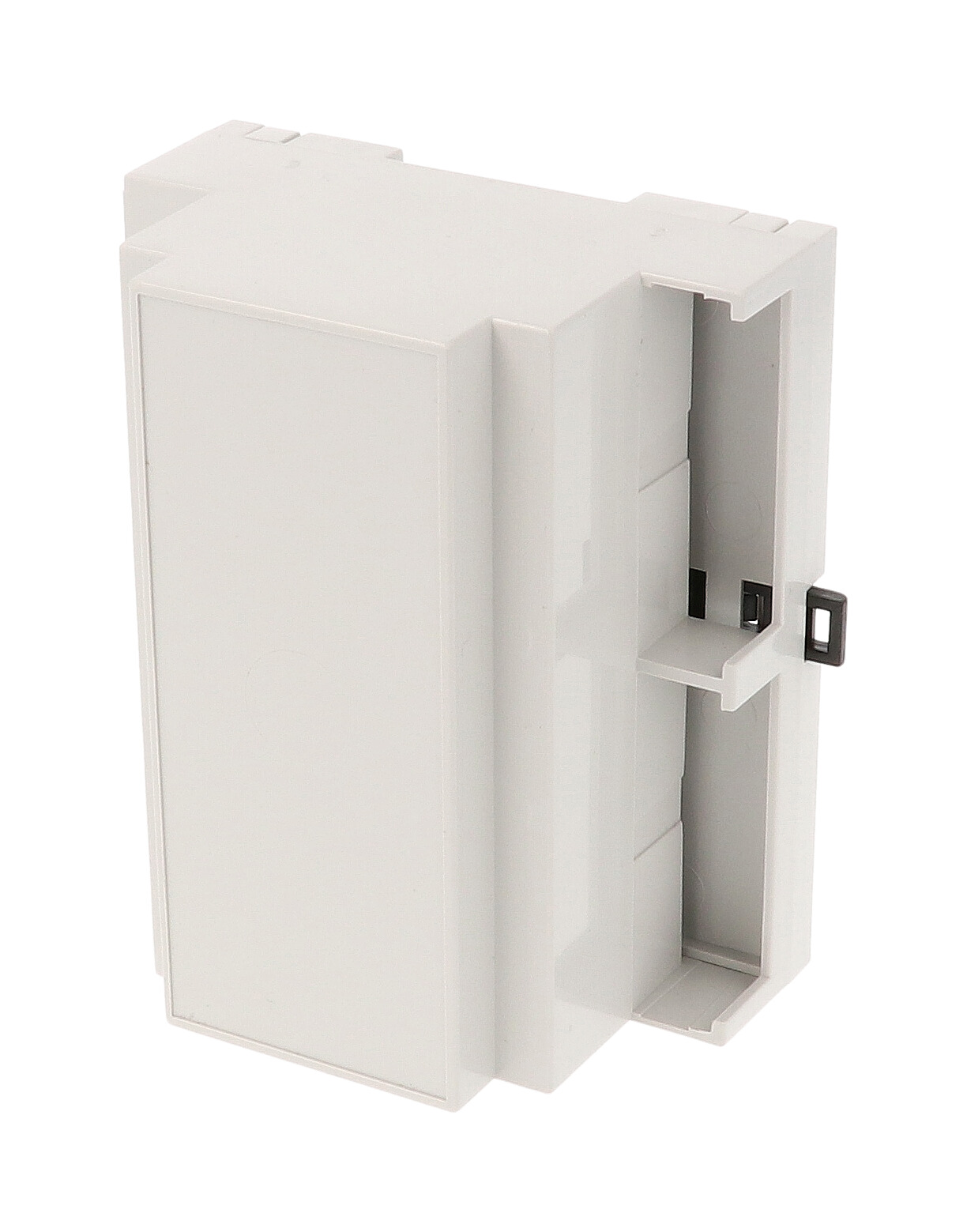 1597DIN6MC53 — Italtronic DIN6, CLOSED TOP, CLOSED TERMINAL 1 SIDE, BLOCKED TERMINAL 1 SIDE, GREY