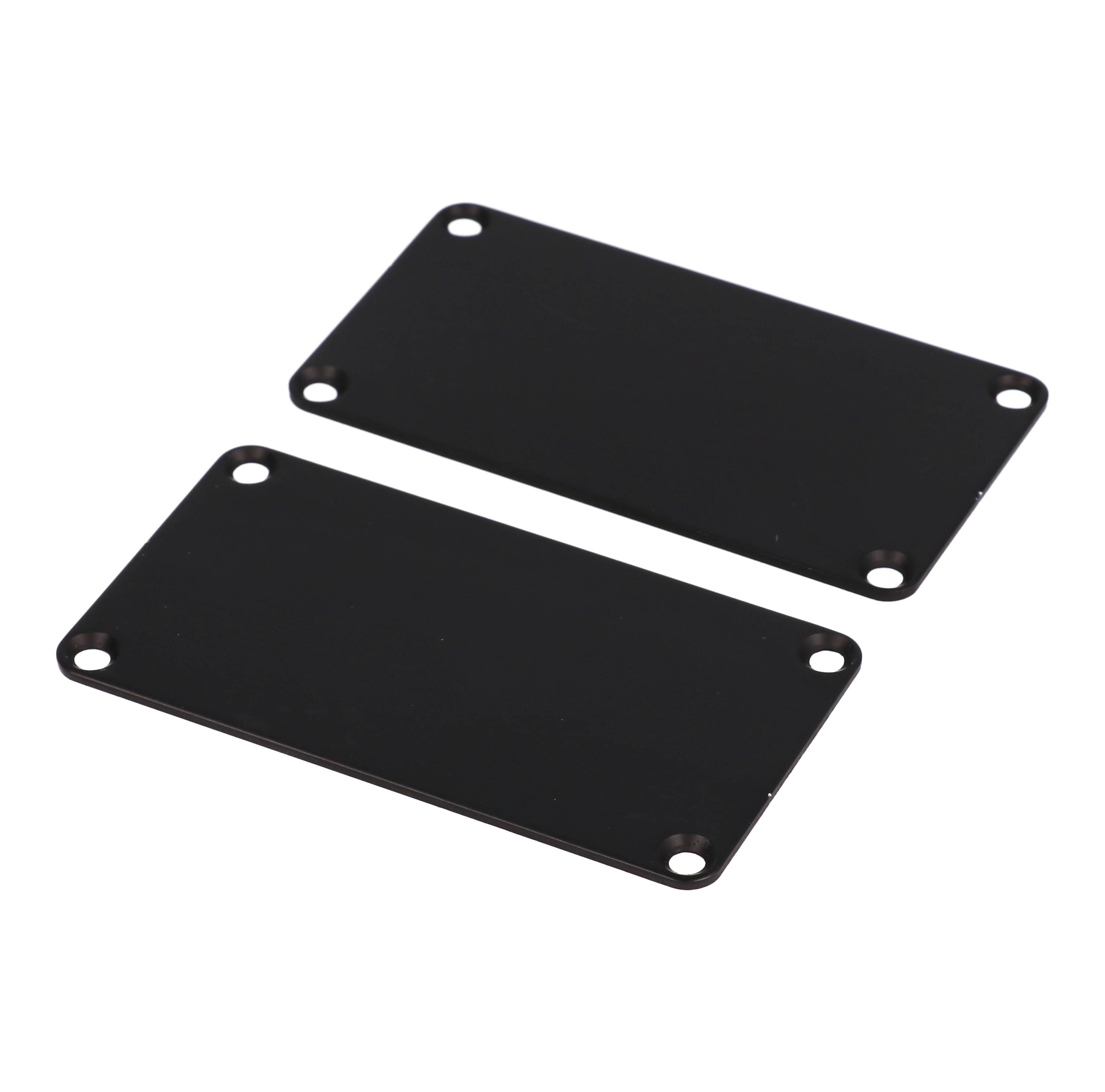 1455KALBK-10 black anodized aluminum end panels for 1455K enclosures, 10-pack